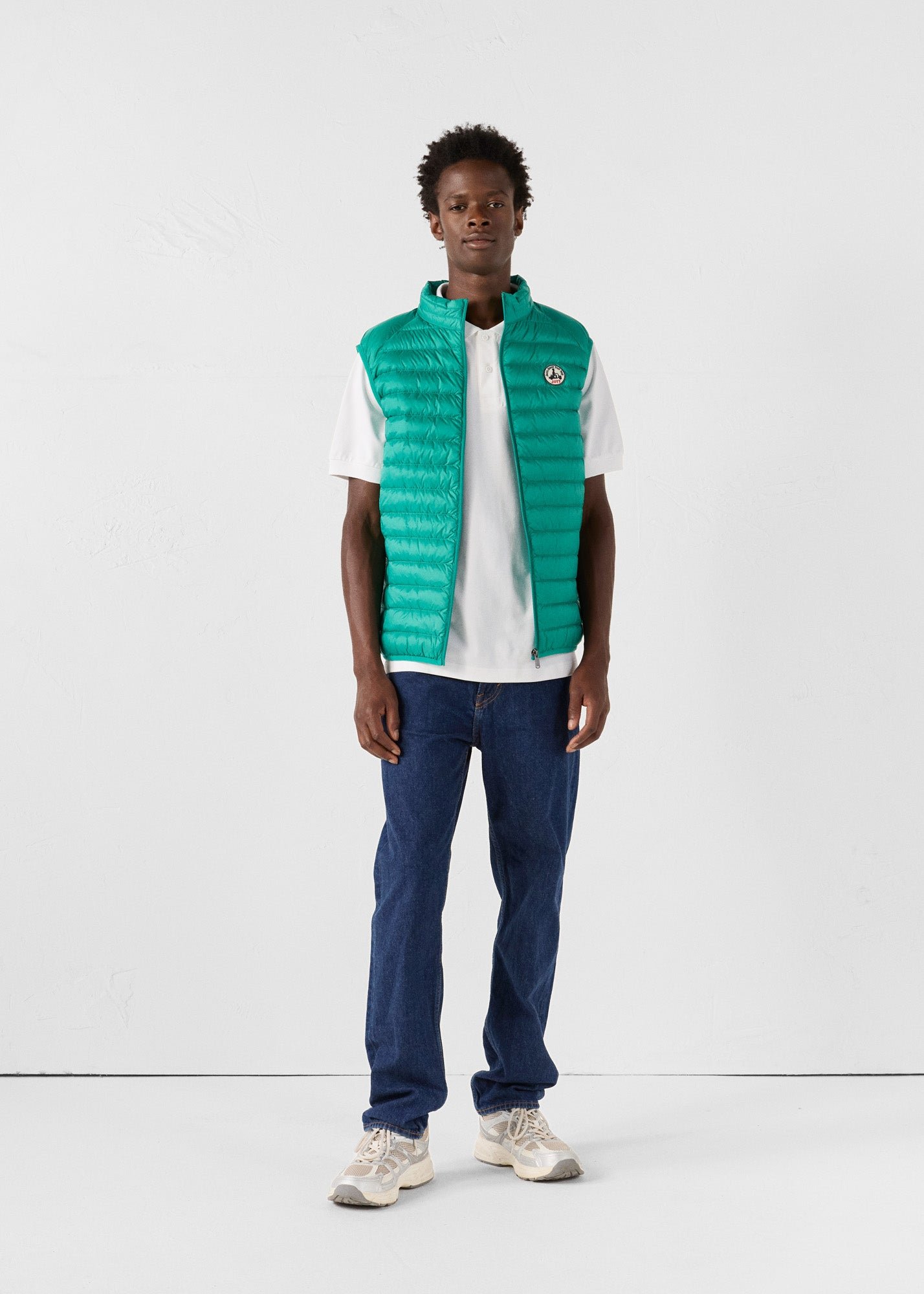 Sleeveless puffer jacket Tom JOTT Green