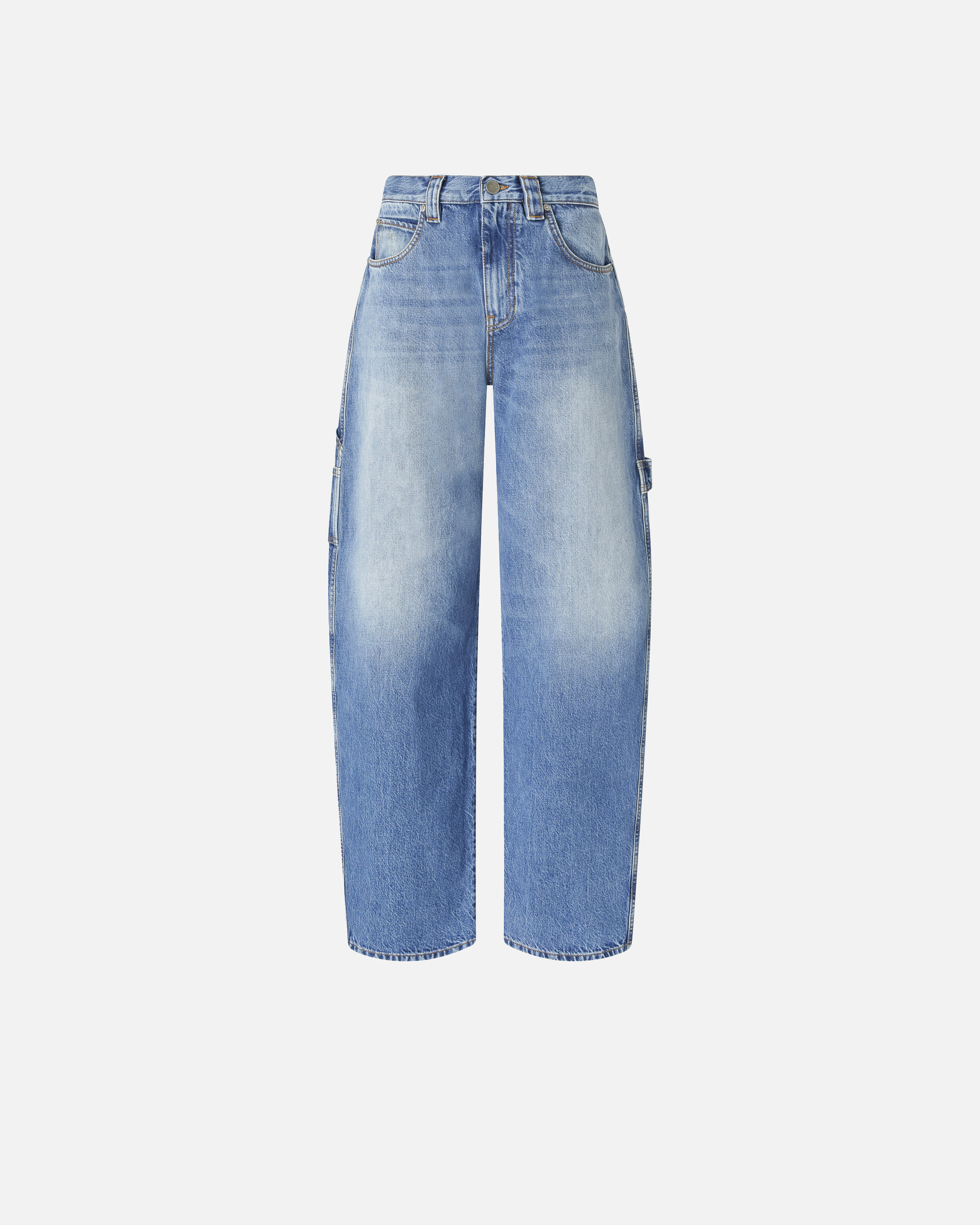 Balloon jeans with workwear-inspired details PINKO Blue