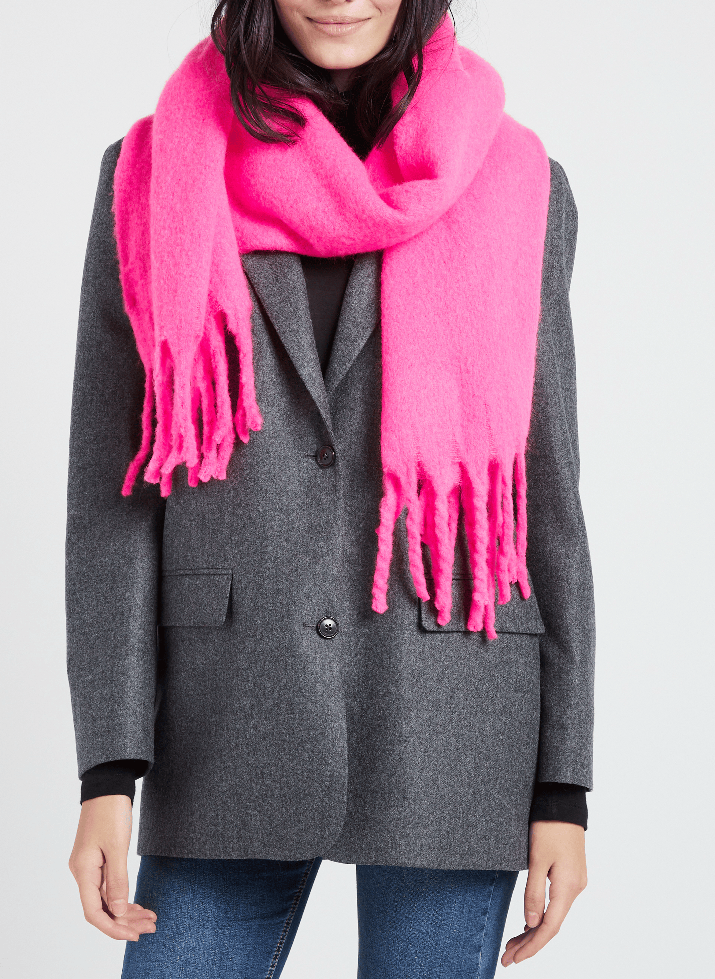 Fransenschal AMERICAN VINTAGE Rosa