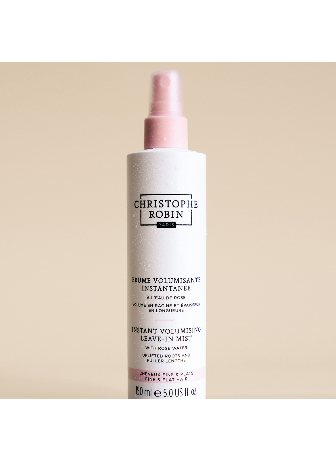Brume volumisante instantanée à l'eau de rose CHRISTOPHE ROBIN No color