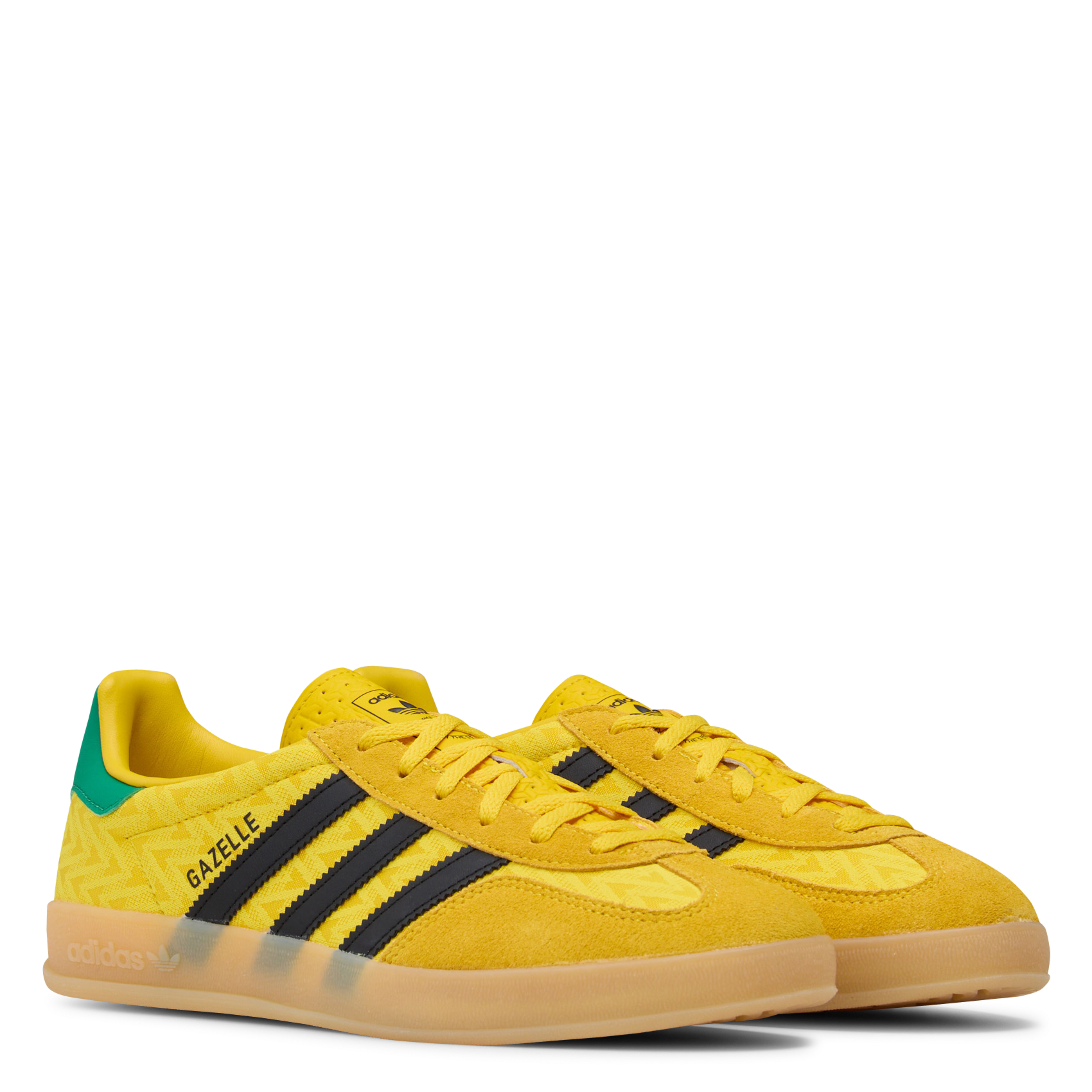 Baskets basses à détails motifs ADIDAS Jaune