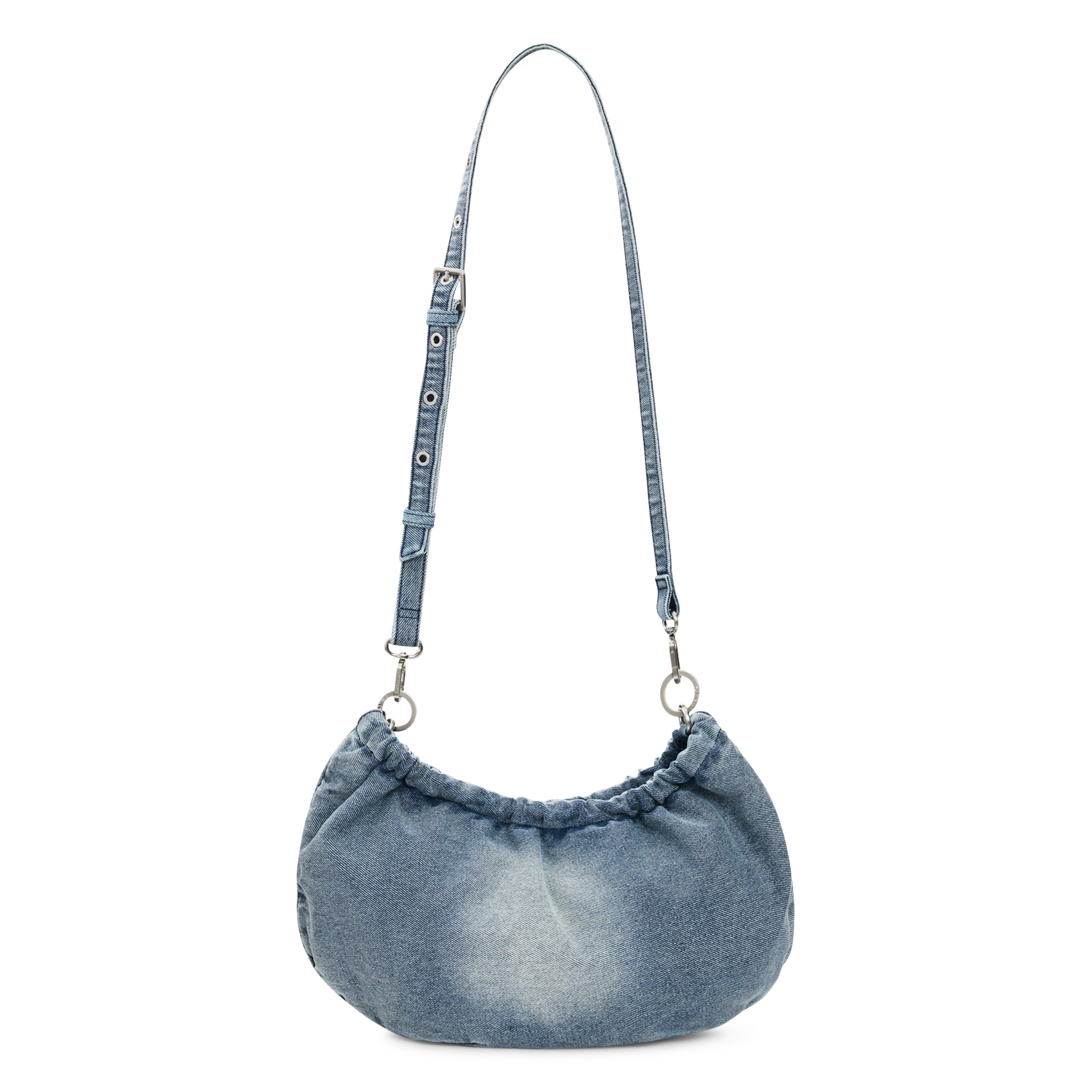 Sac bandoulière en denim DESIGUAL Blauw
