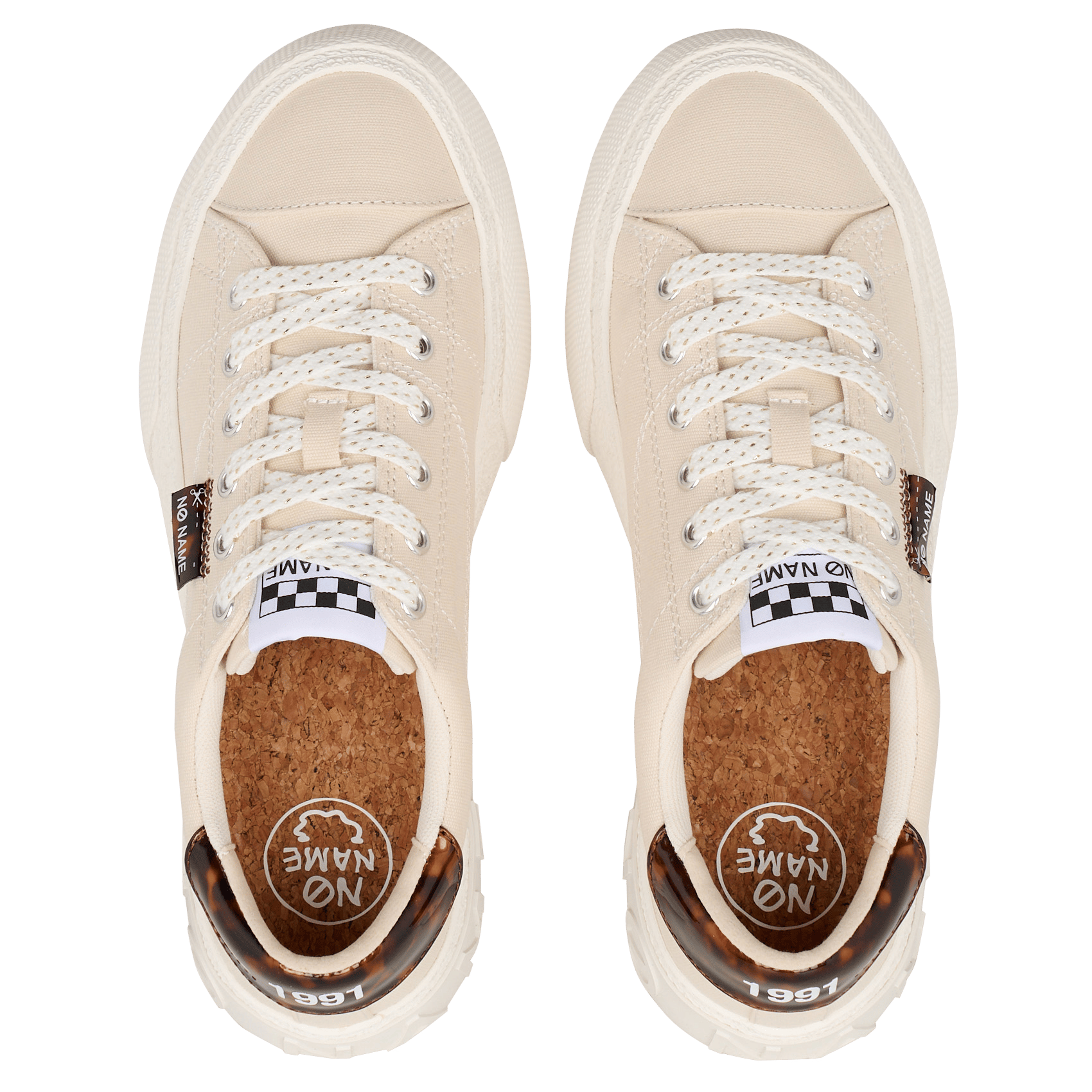 Baskets basses NO NAME Beige