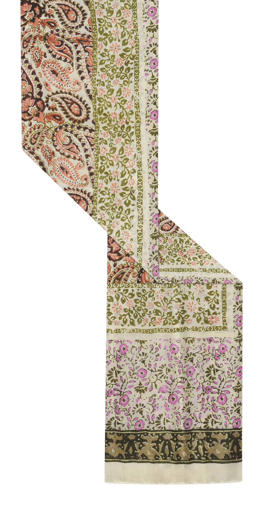 Leopard print fur collar scarf GERARD DAREL Black