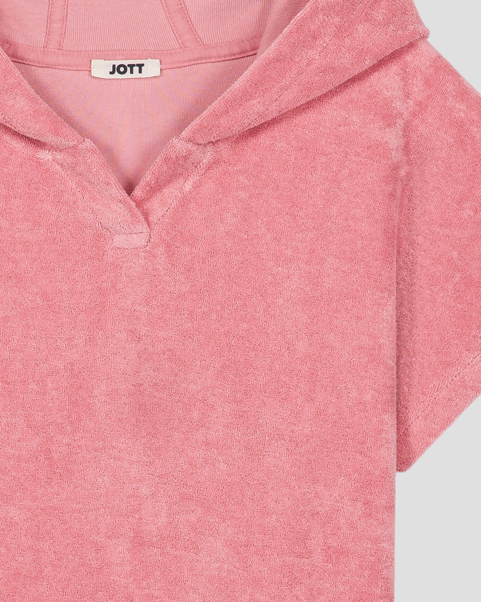 Robe éponge enfant à capuche isla JOTT Rose