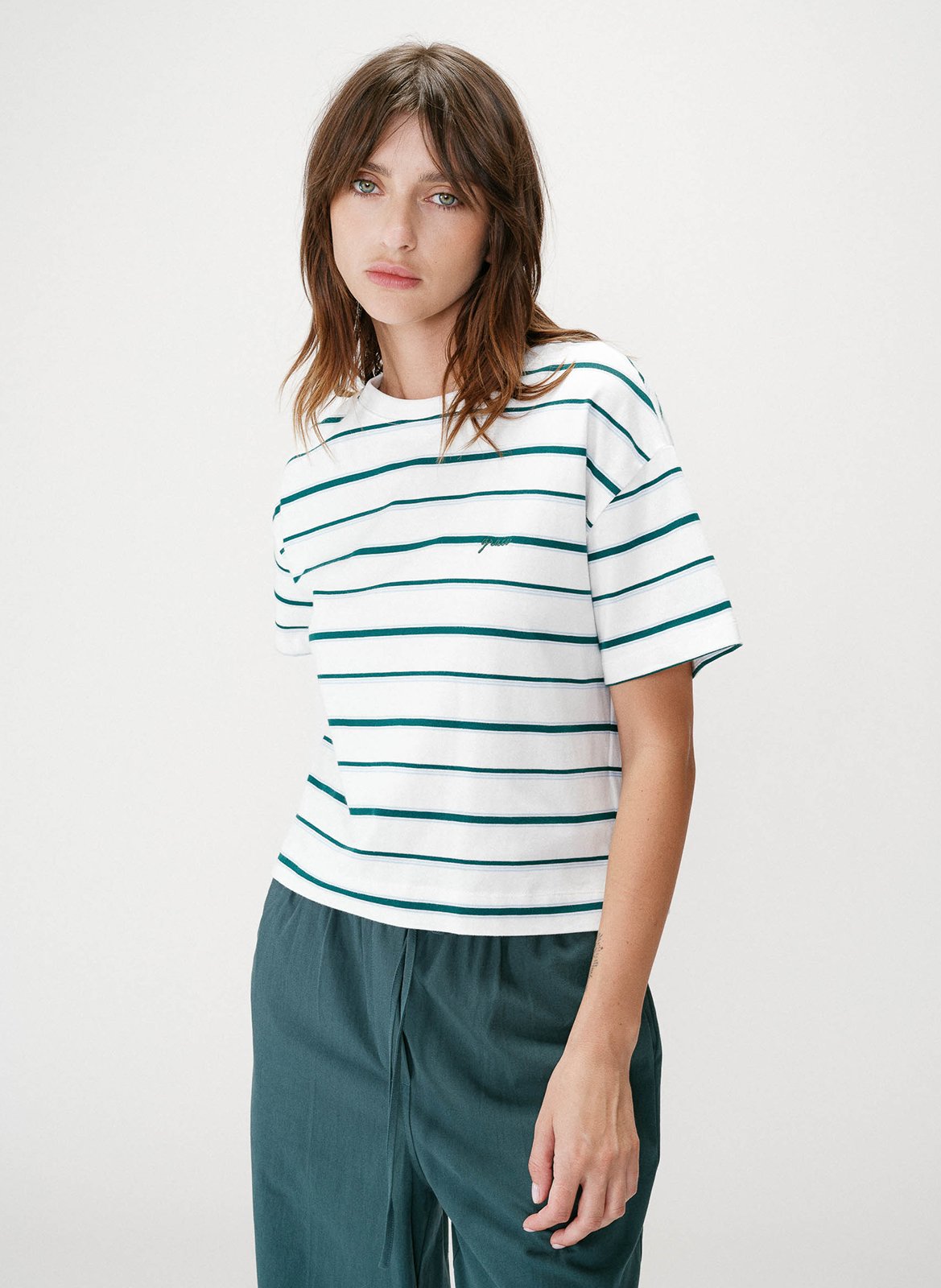 Tee-shirt col rond en coton GRACE ET MILA