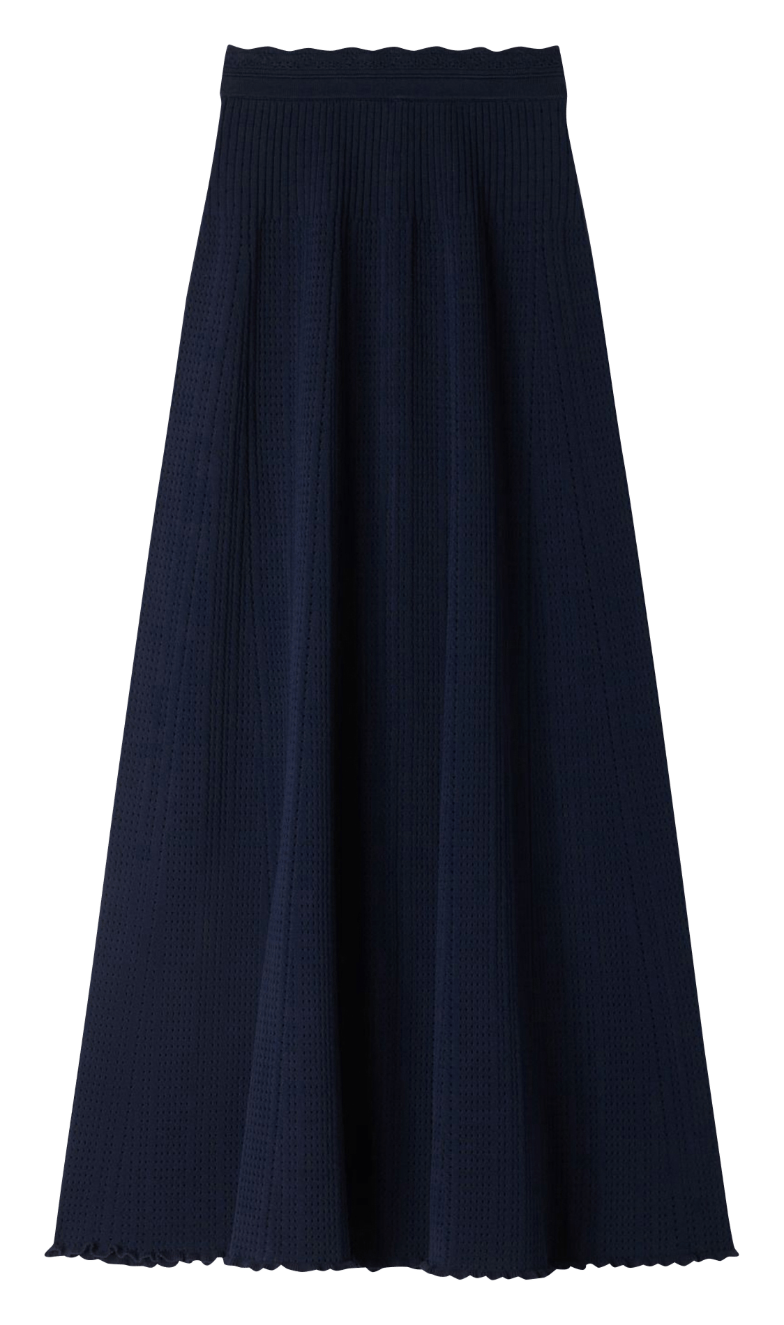 Halflange, gerende rok SANDRO Blauw