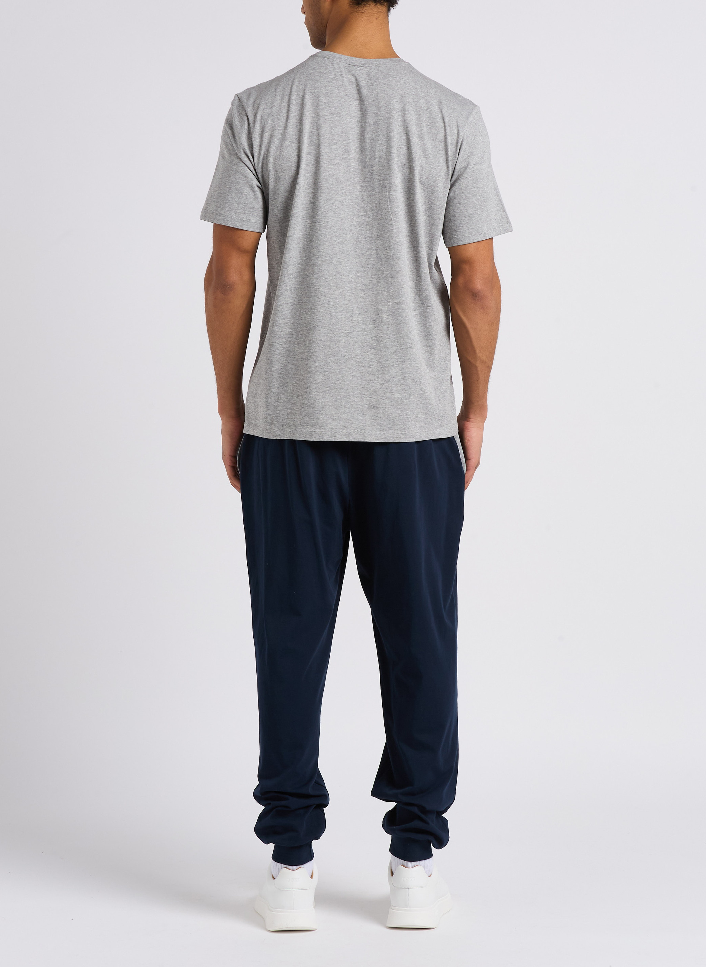 Straight-leg cotton track pants BOSS Blue