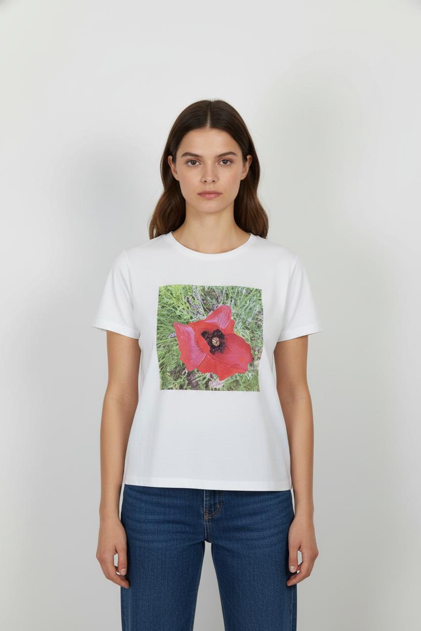 T-shirt AGNES B. - Seconde Main White