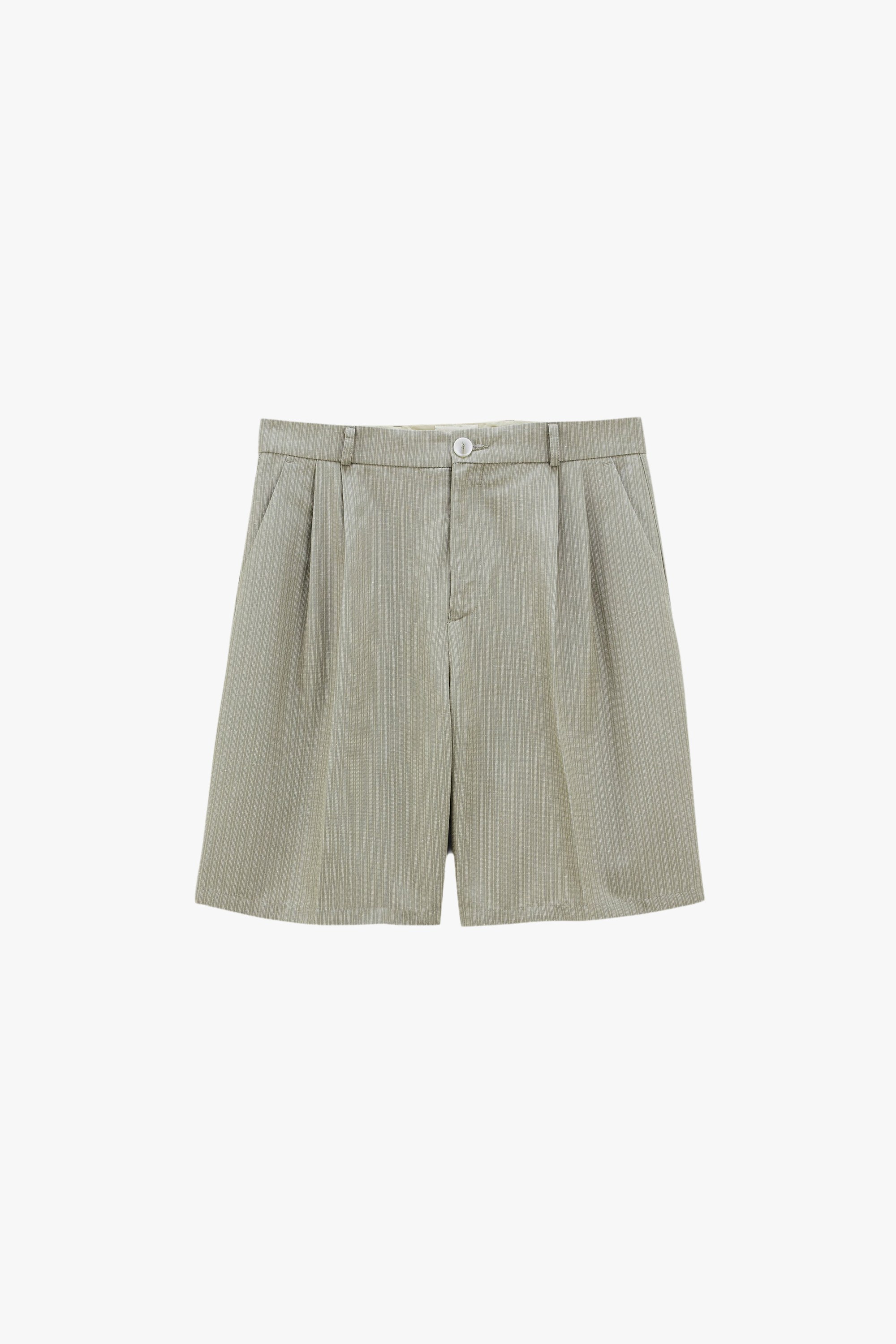 Pleated Como shorts Noyoco Beige