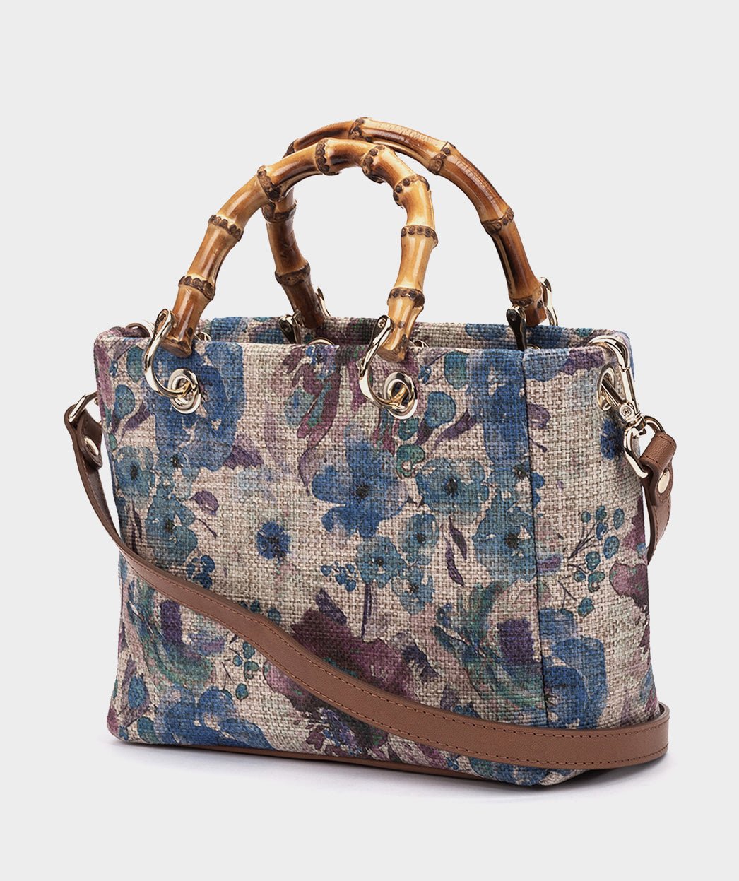 Fabric crossbody bag with inner toiletry pouch. PEDRO MIRALLES Blue