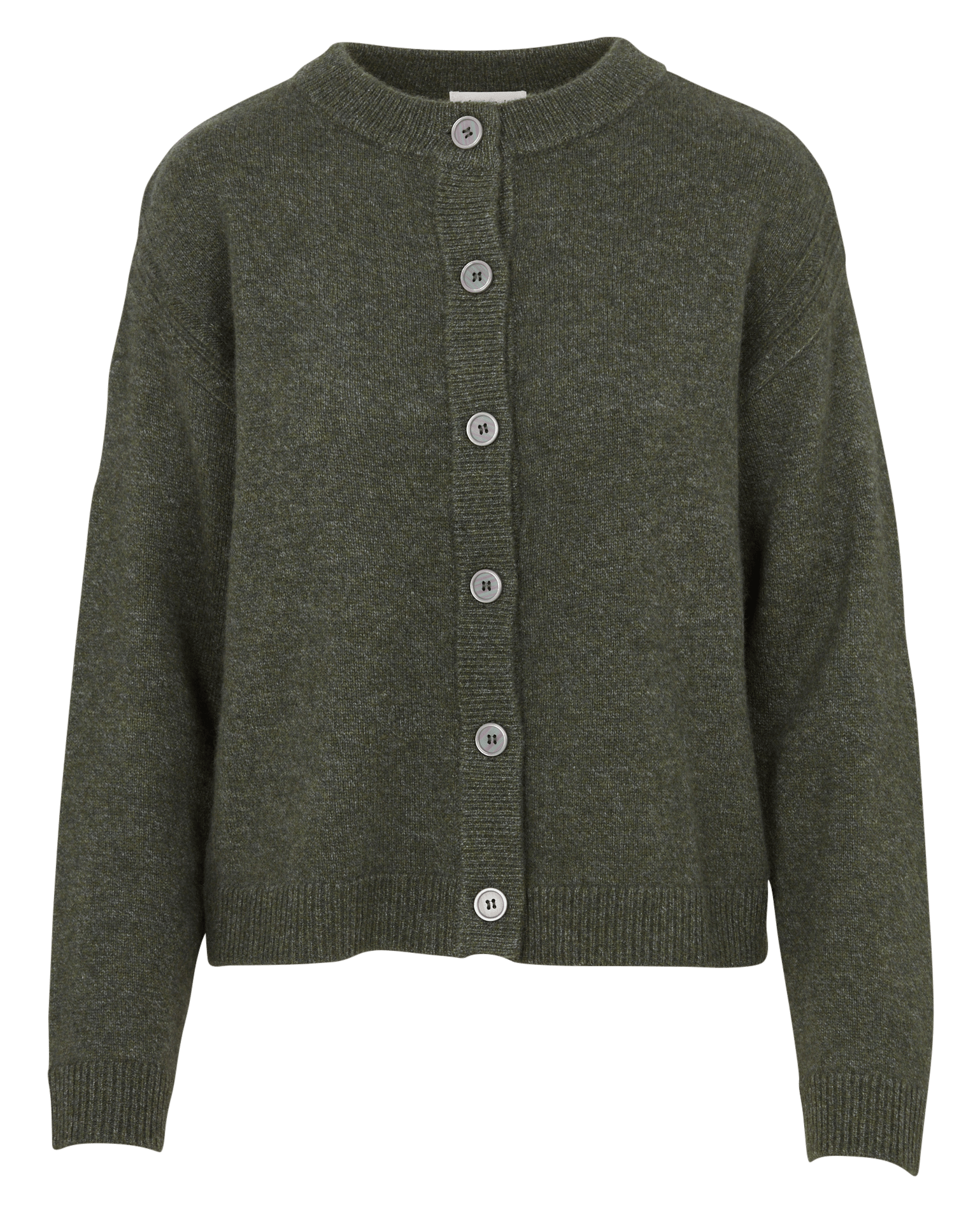 Straight wool buttoned vest MAISON 123 Green