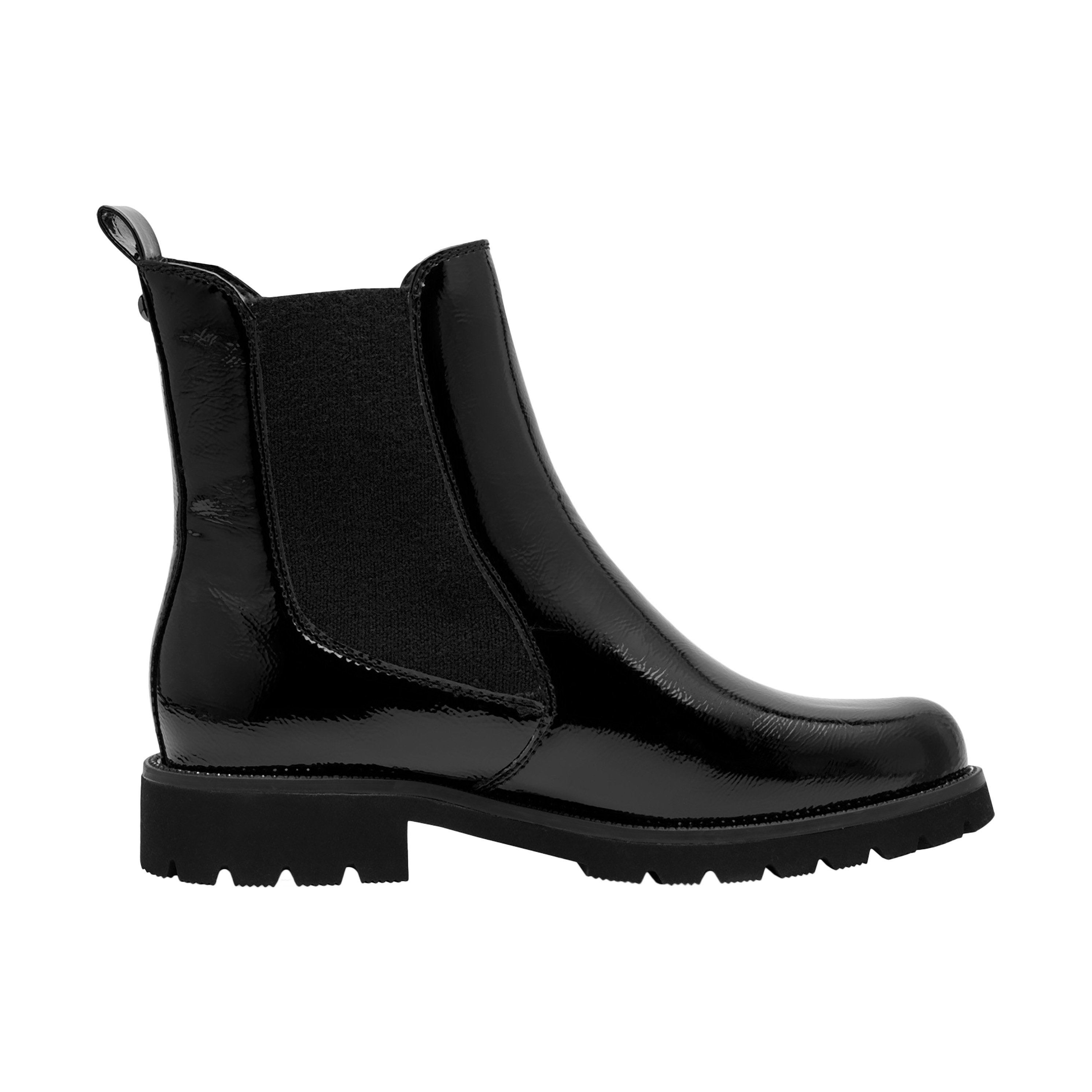 Slip-on booties TAMARIS Black