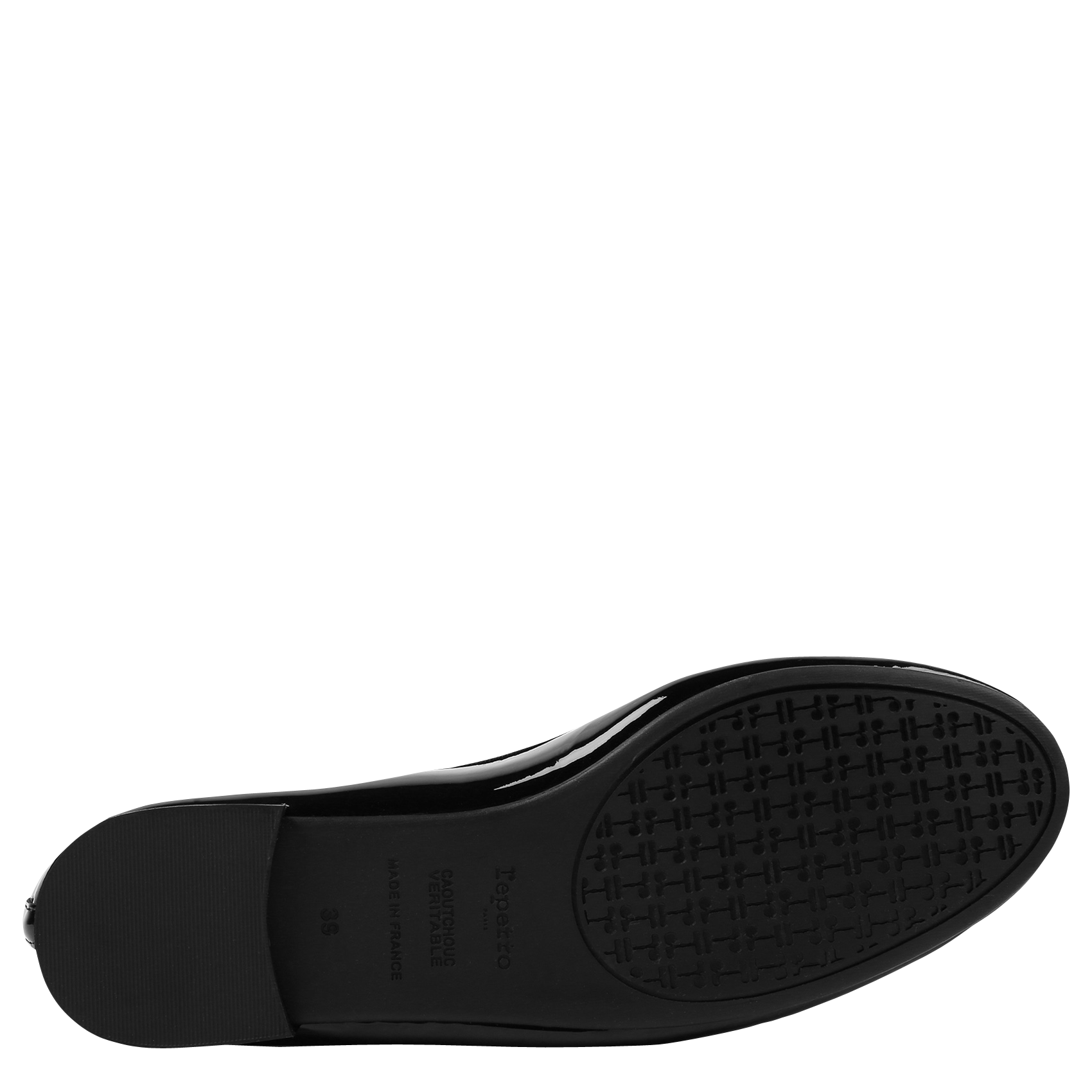 Patent leather ballerinas Black