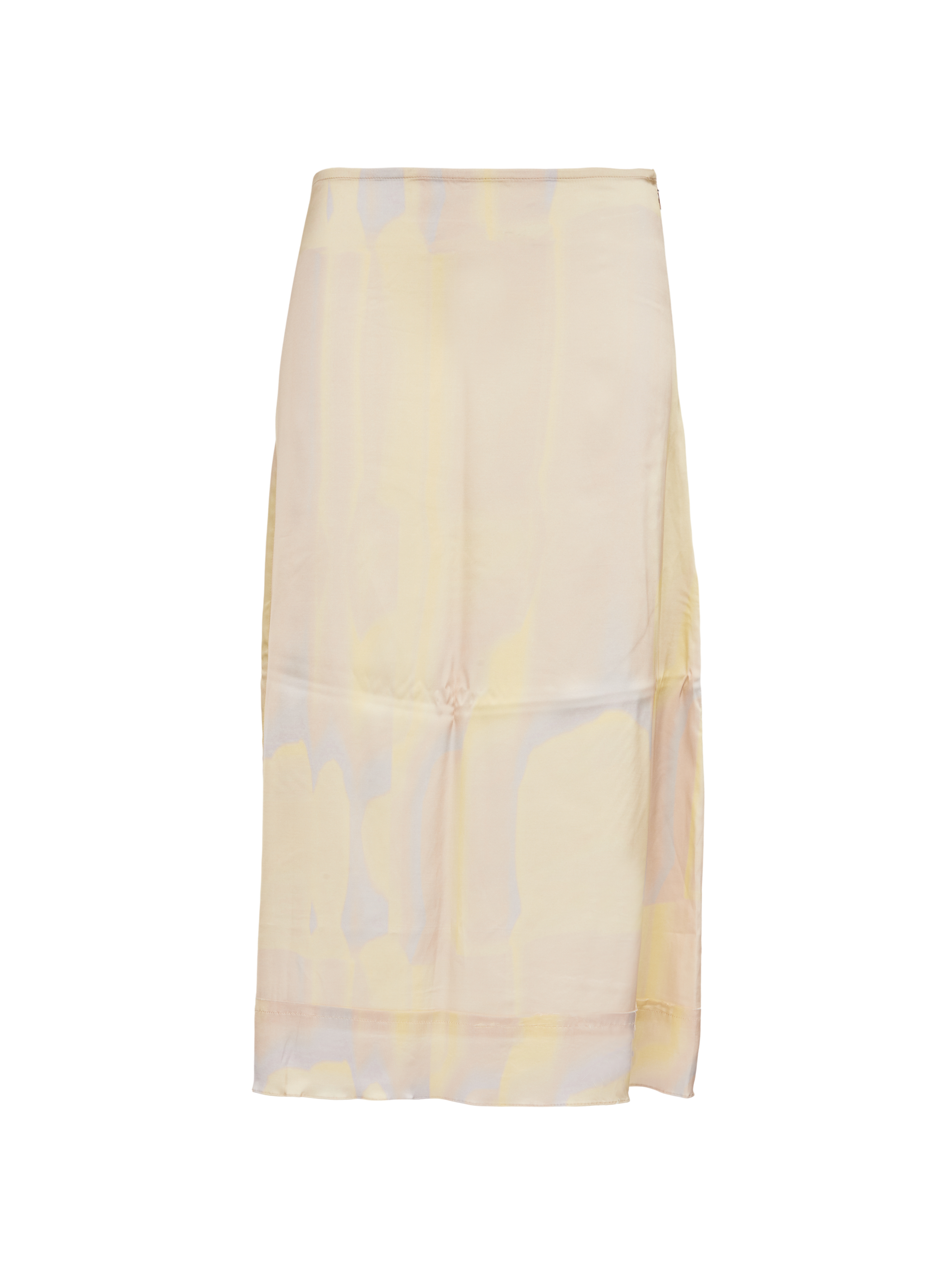 Midi satin tie and dye skirt FETE IMPERIALE Multicolored