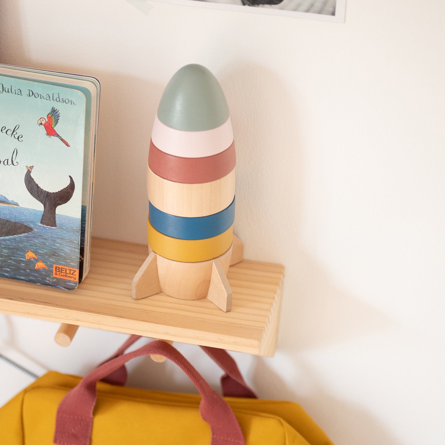 Rocket stacking tower KINDSGUT Multicolored