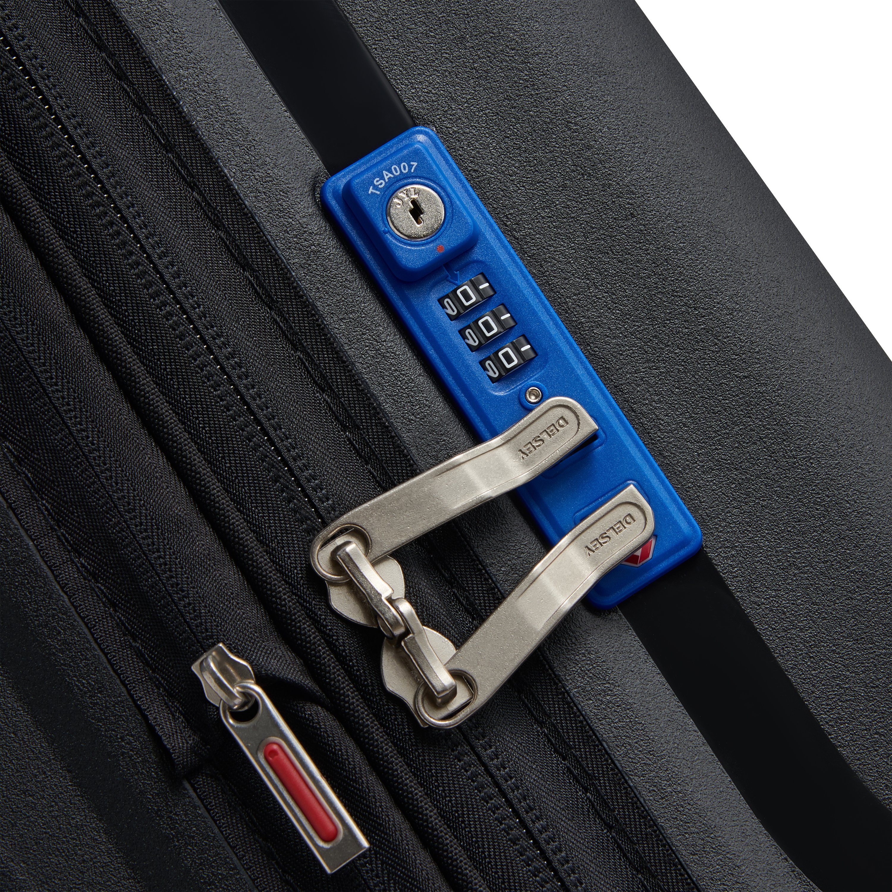 Rigid hold suitcase DELSEY PARIS Black