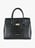 Croco embossed leather tote bag LANCASTER PARIS