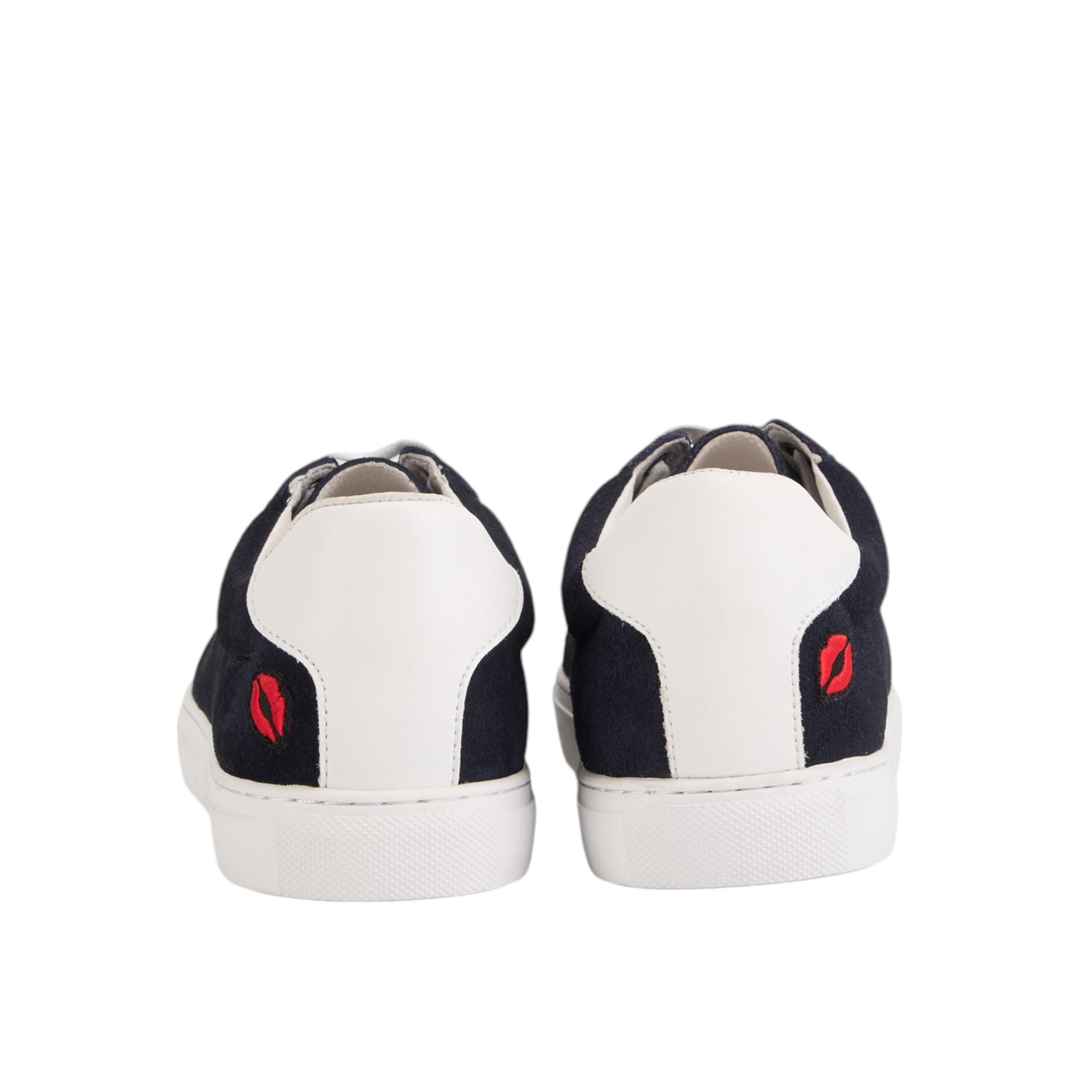 Jimmy leather sneakers BONS BAISERS PARIS Blue