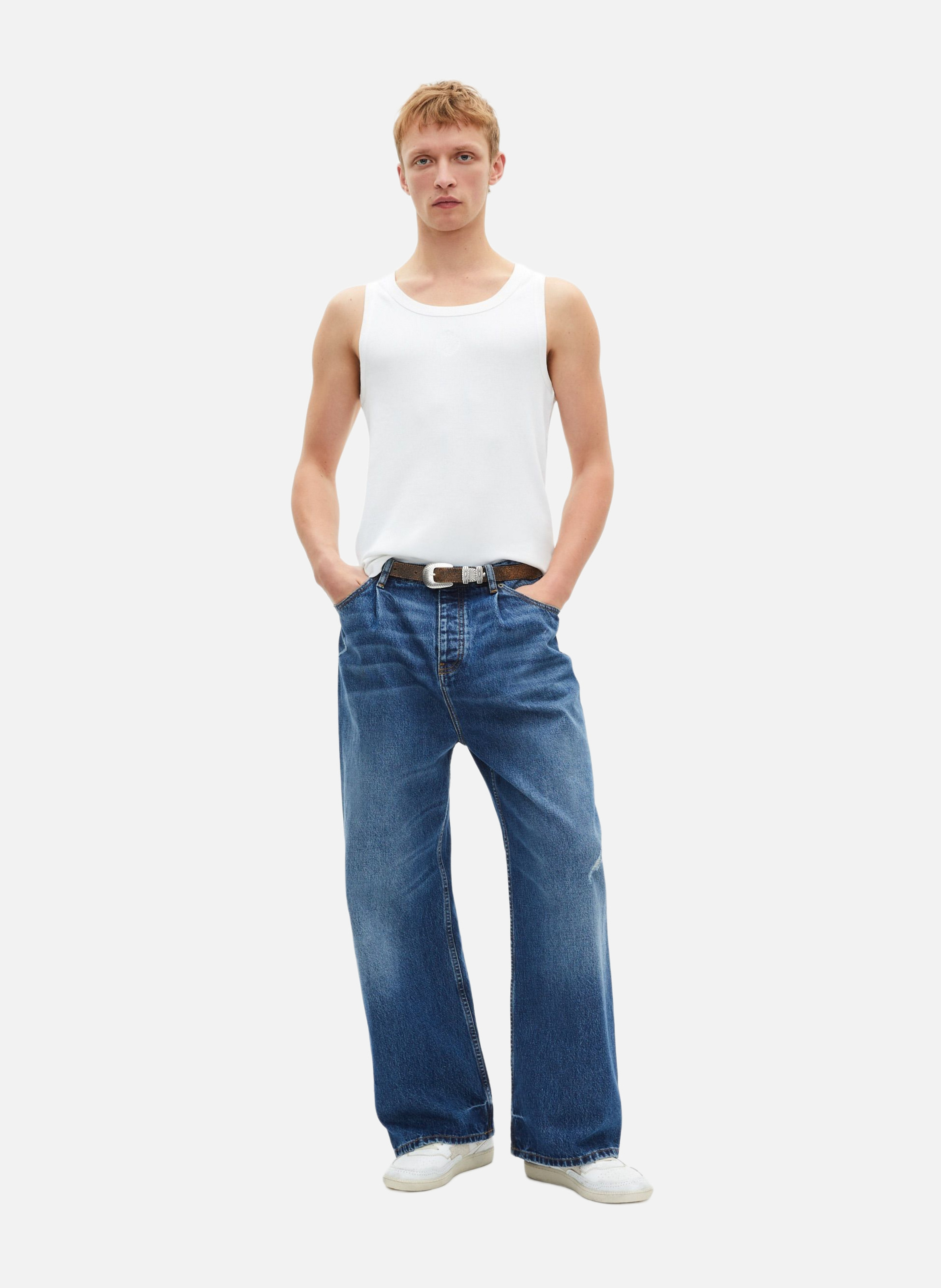 Tank top with coat of arms embroidery THE KOOPLES White