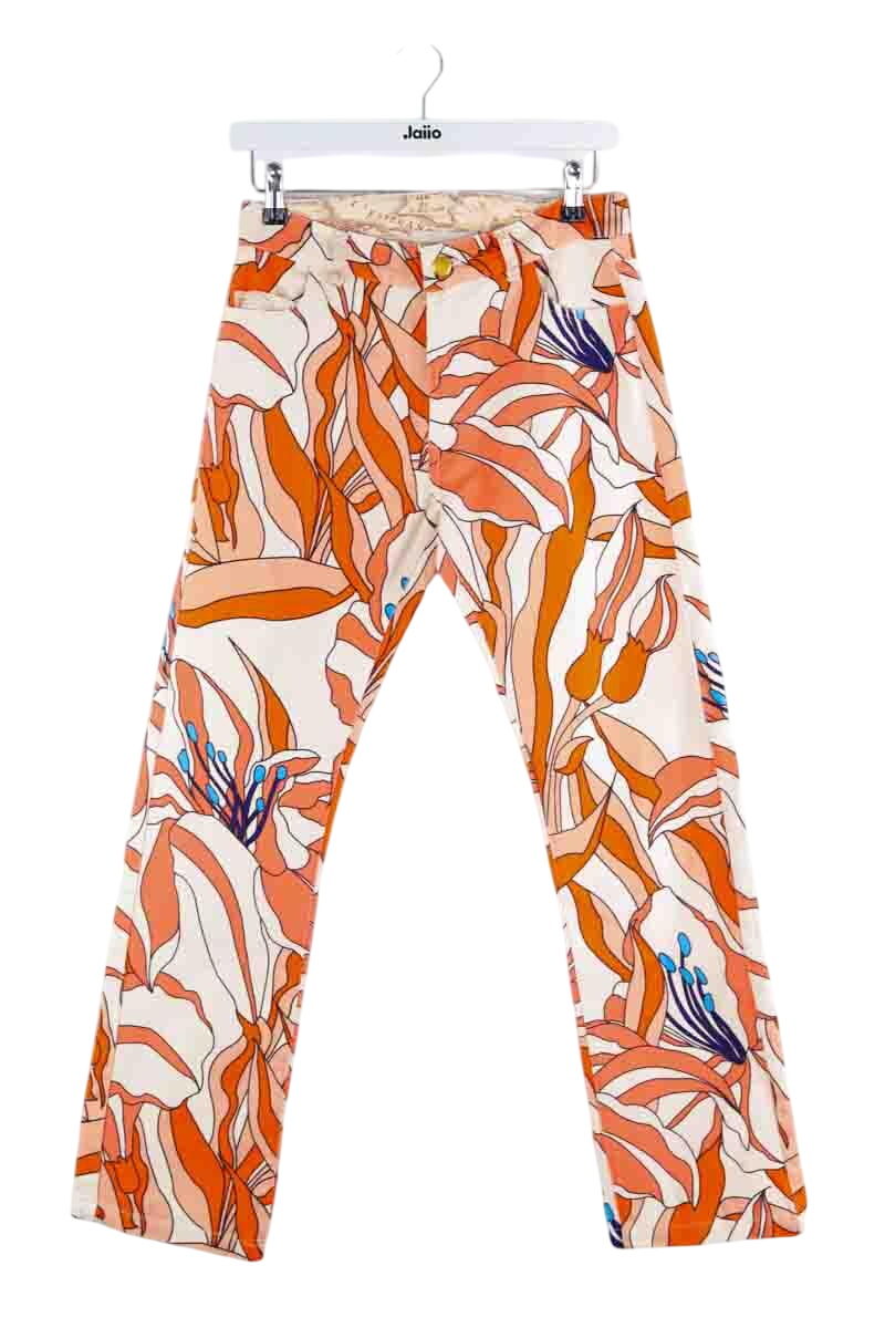 Cotton straight jeans LA PRESTIC OUISTON- Seconde Main Orange