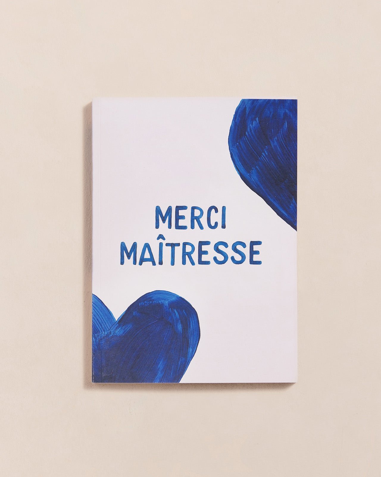 Le carnet merci maîtresse EMOI EMOI Bleu
