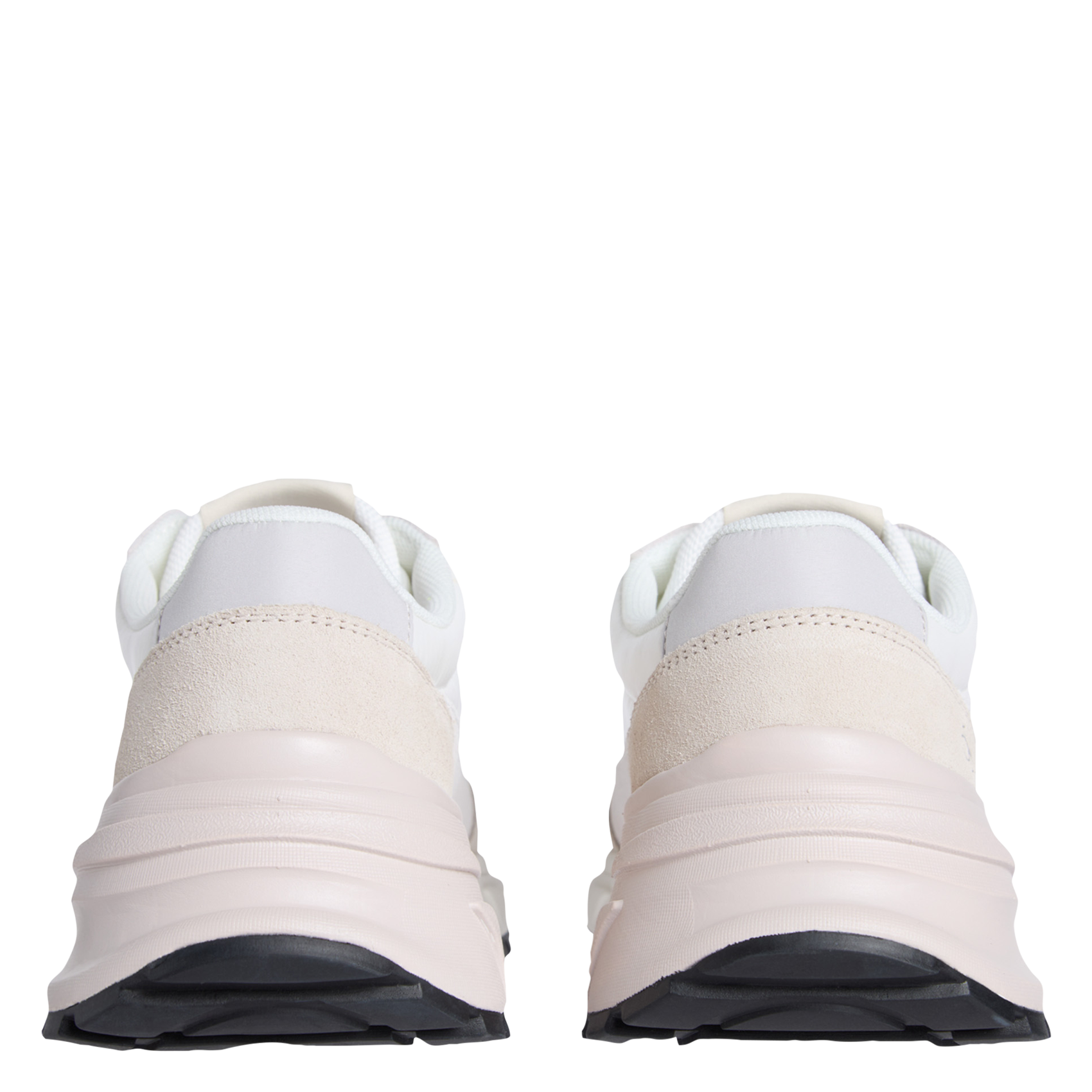 Baskets basses en cuir CALVIN KLEIN Blanc