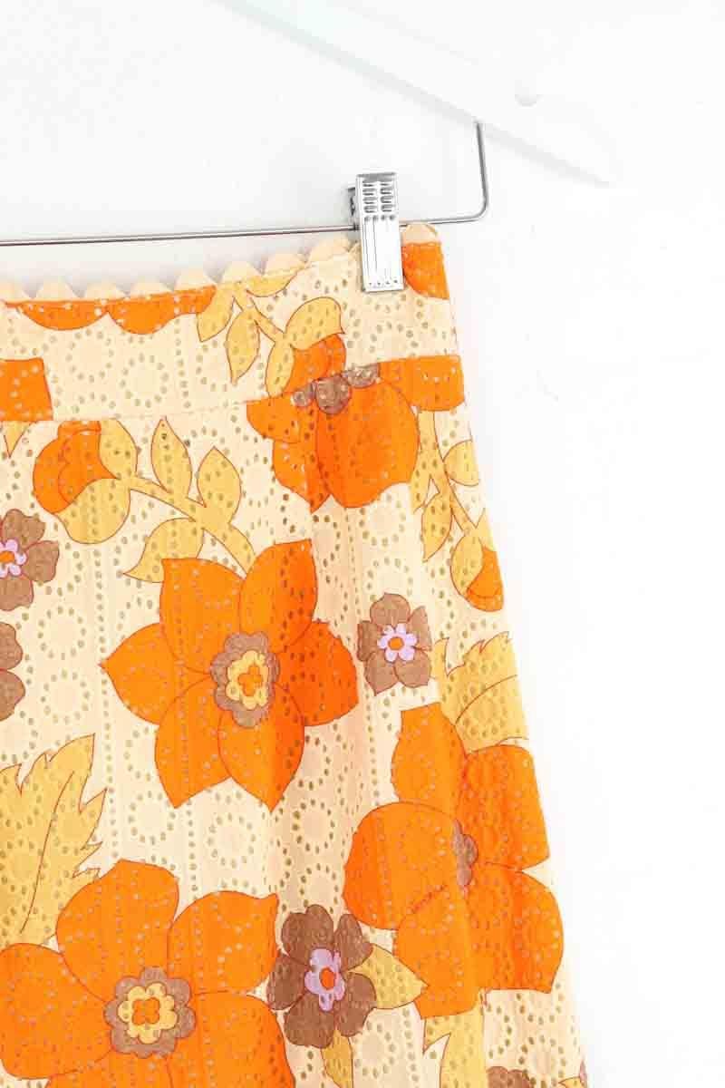 Cotton skirt Manoush - Seconde Main Multicolored