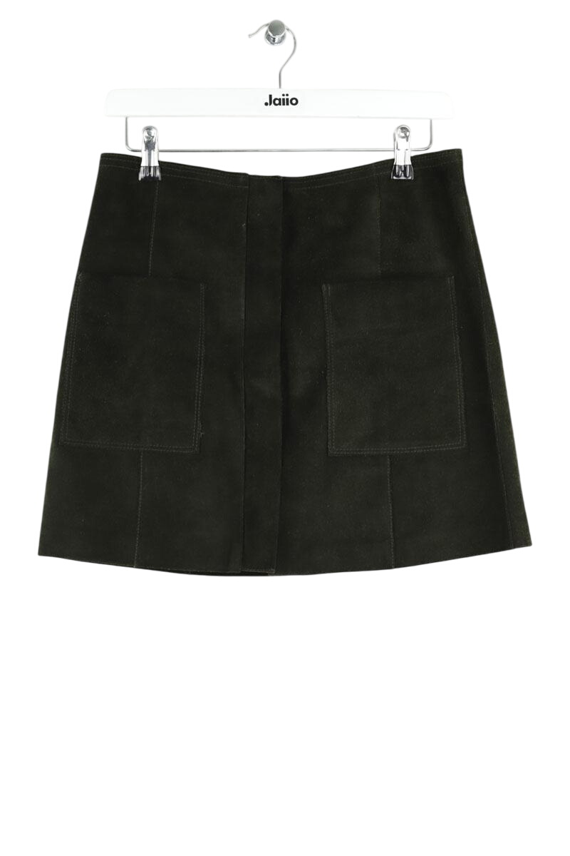 Mini jupe en daim ISABEL MARANT ÉTOILE - SECONDE MAIN Vert