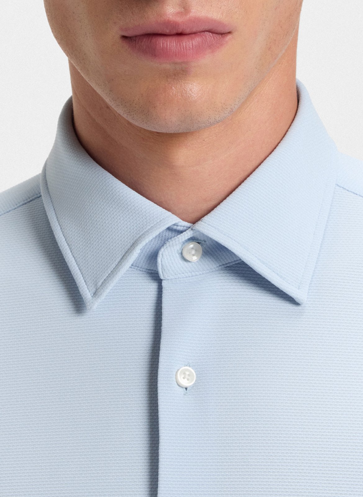 Slim-fit shirt with classic collar BOSS Blue