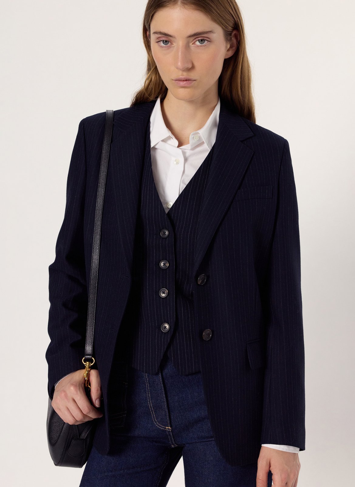 Veste de tailleur à rayures GERARD DAREL Bleu
