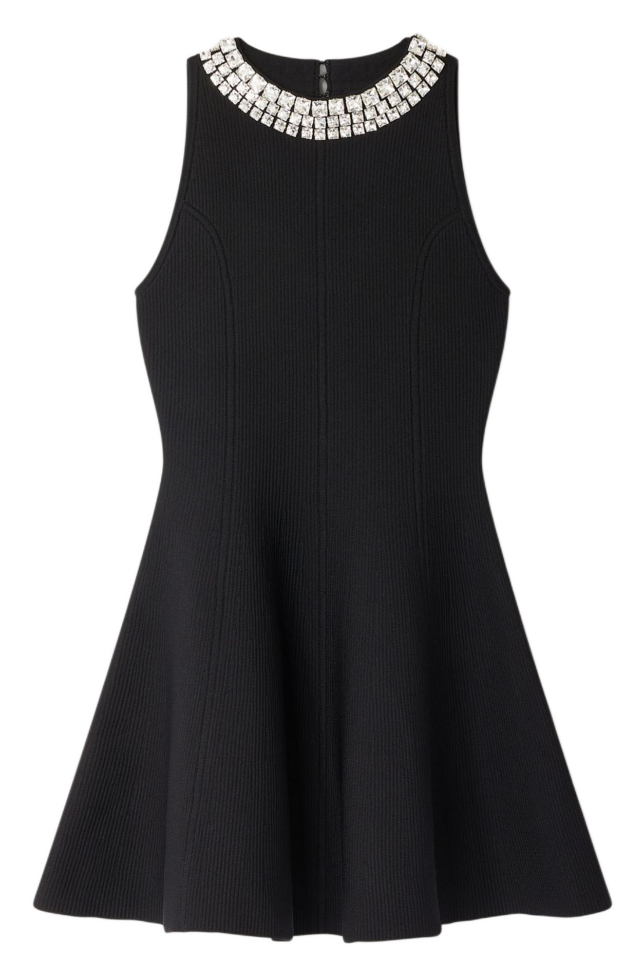 Robe courte col rond SANDRO Noir