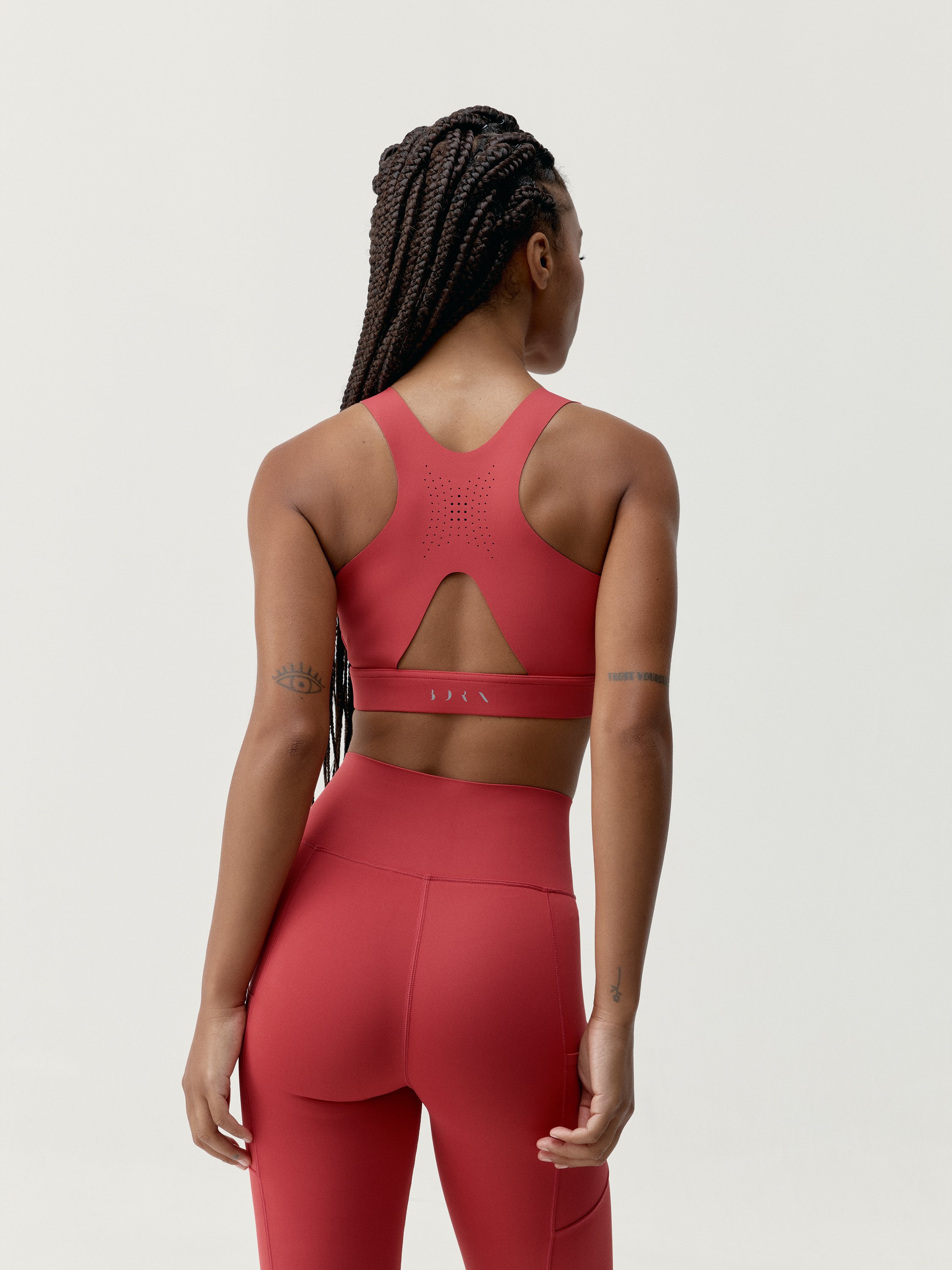 High-support Denise sports bra BORN LIVING YOGA Orange
