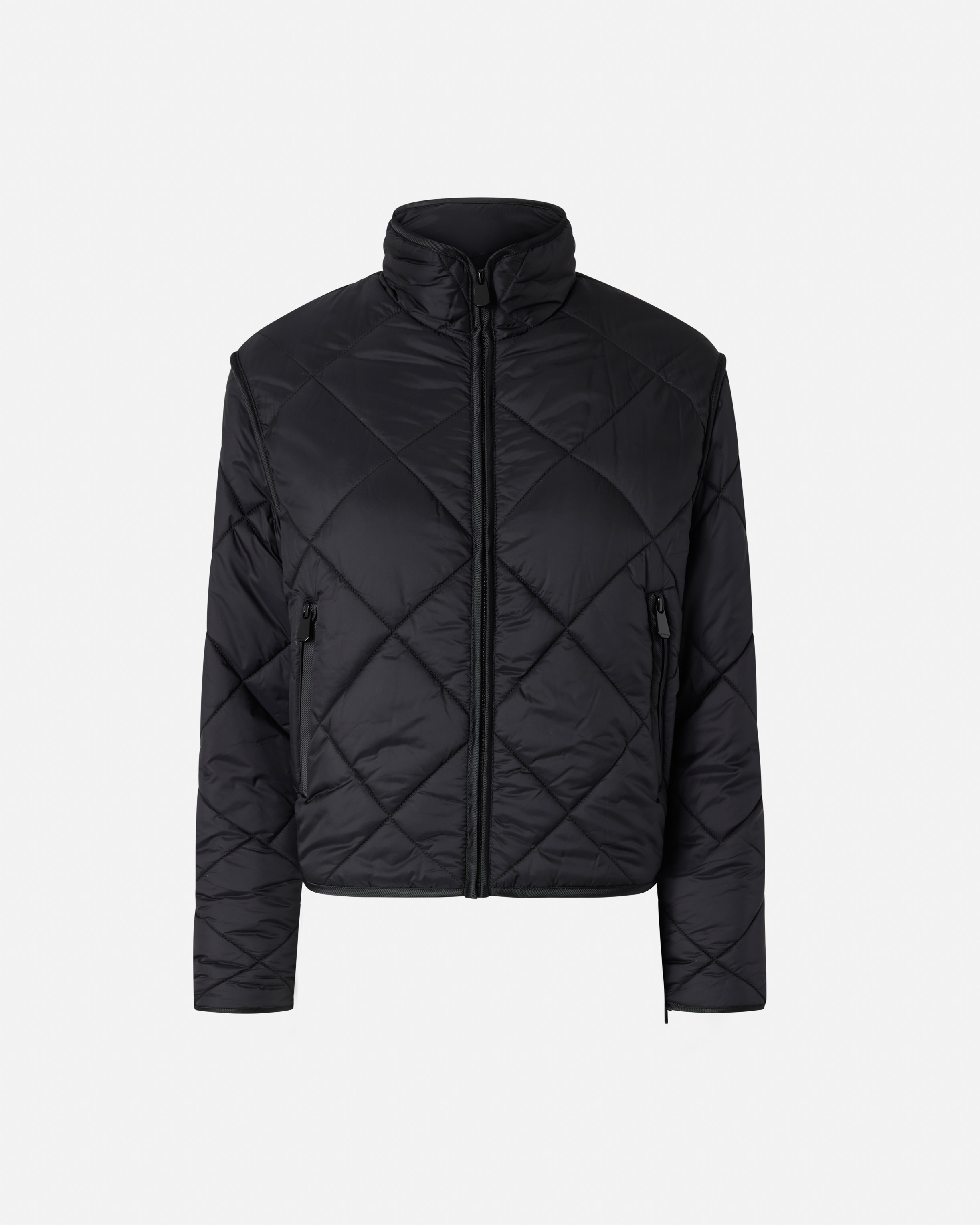 Quilted technical fabric jacket PINKO
