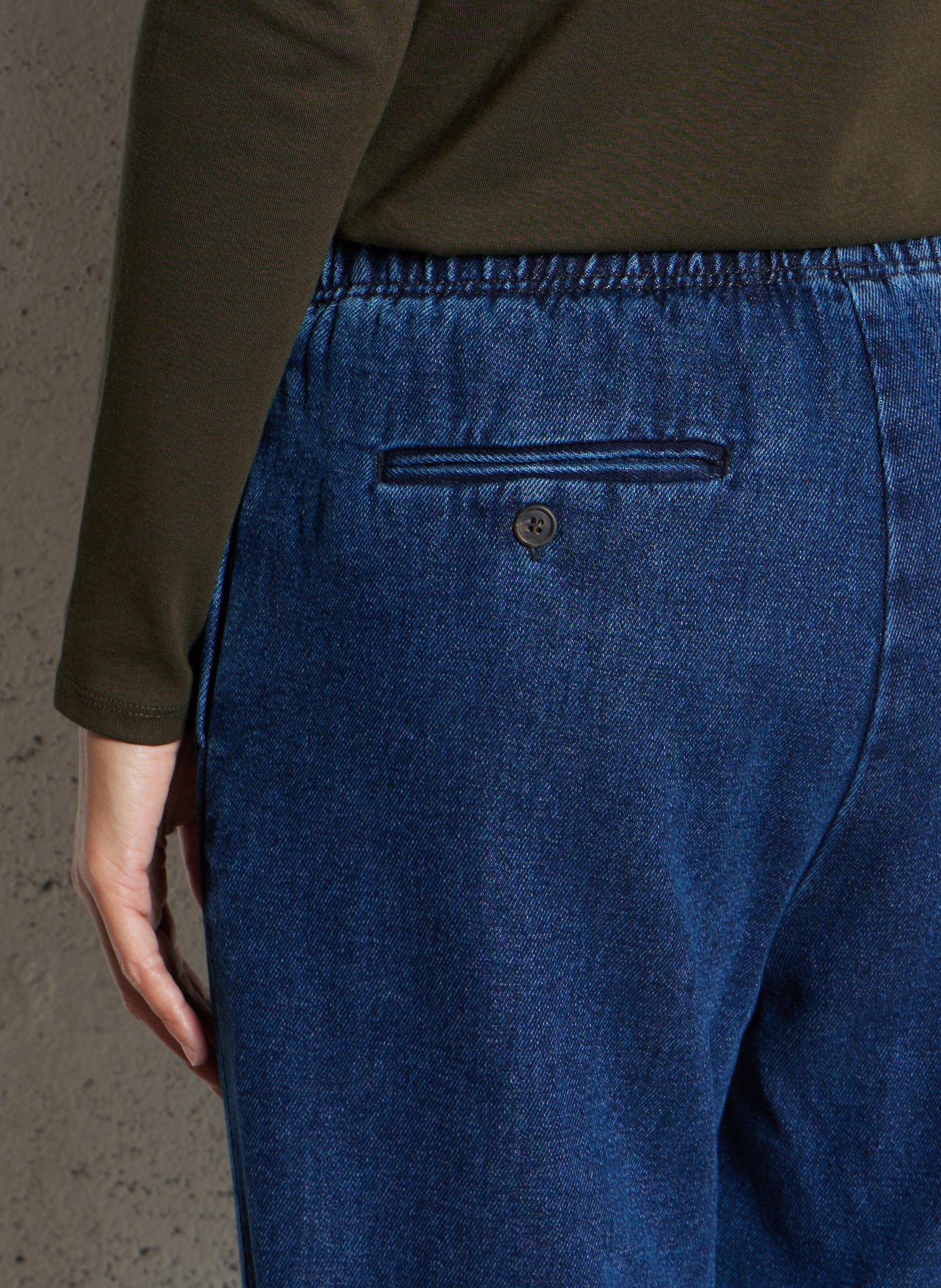 Jean droit taille élastiquée HARTFORD Multicolore