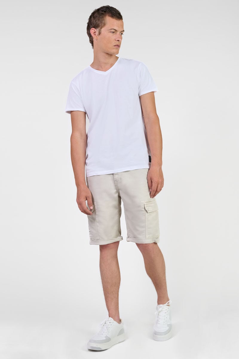 Bermuda short LE TEMPS DES CERISES Beige