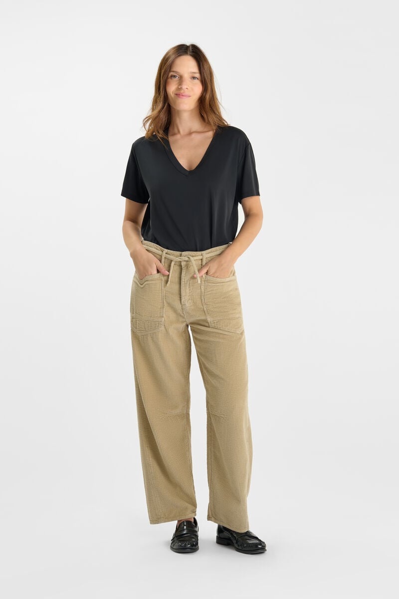 Loose fit pants LE TEMPS DES CERISES Beige