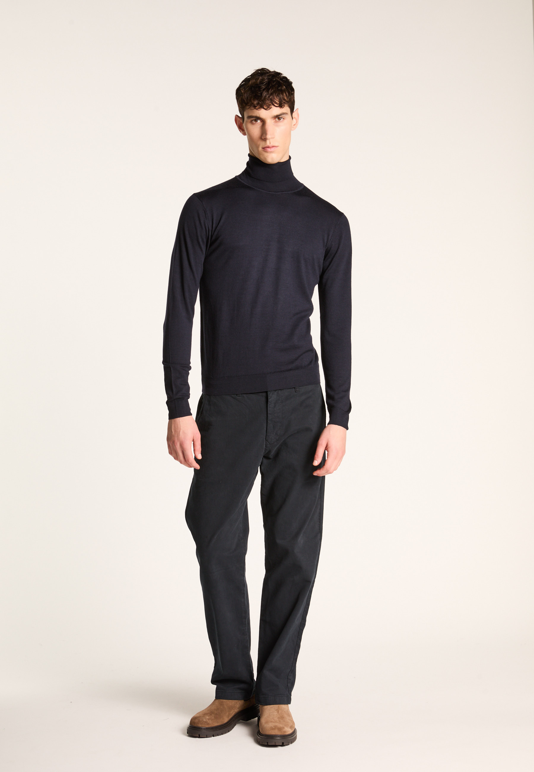 Merino wool roll-neck sweater MAISON MONTAGUT