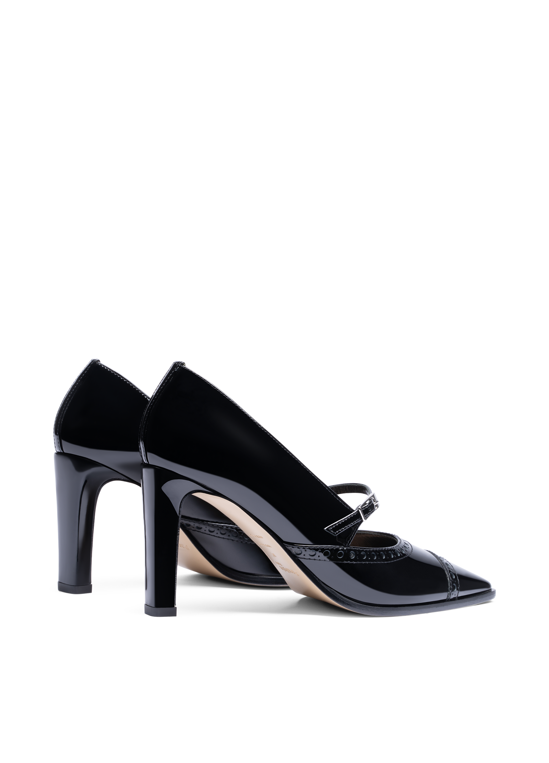 Black patent leather pumps PARALLELE PARIS Black