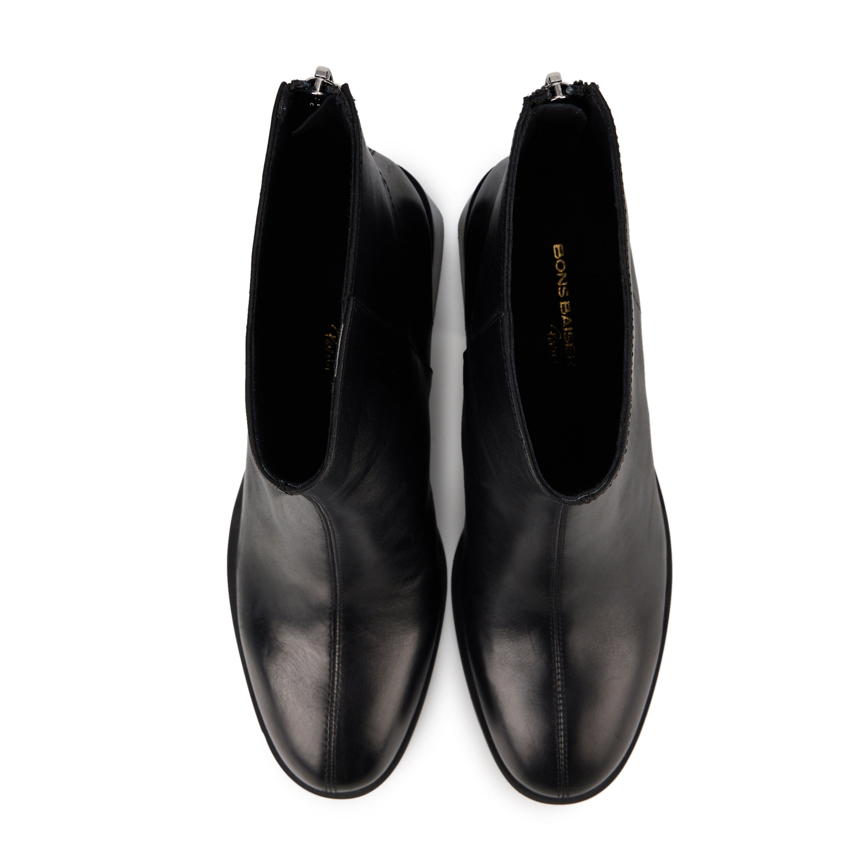 Smooth leather Lennie BONS BAISERS PARIS Black