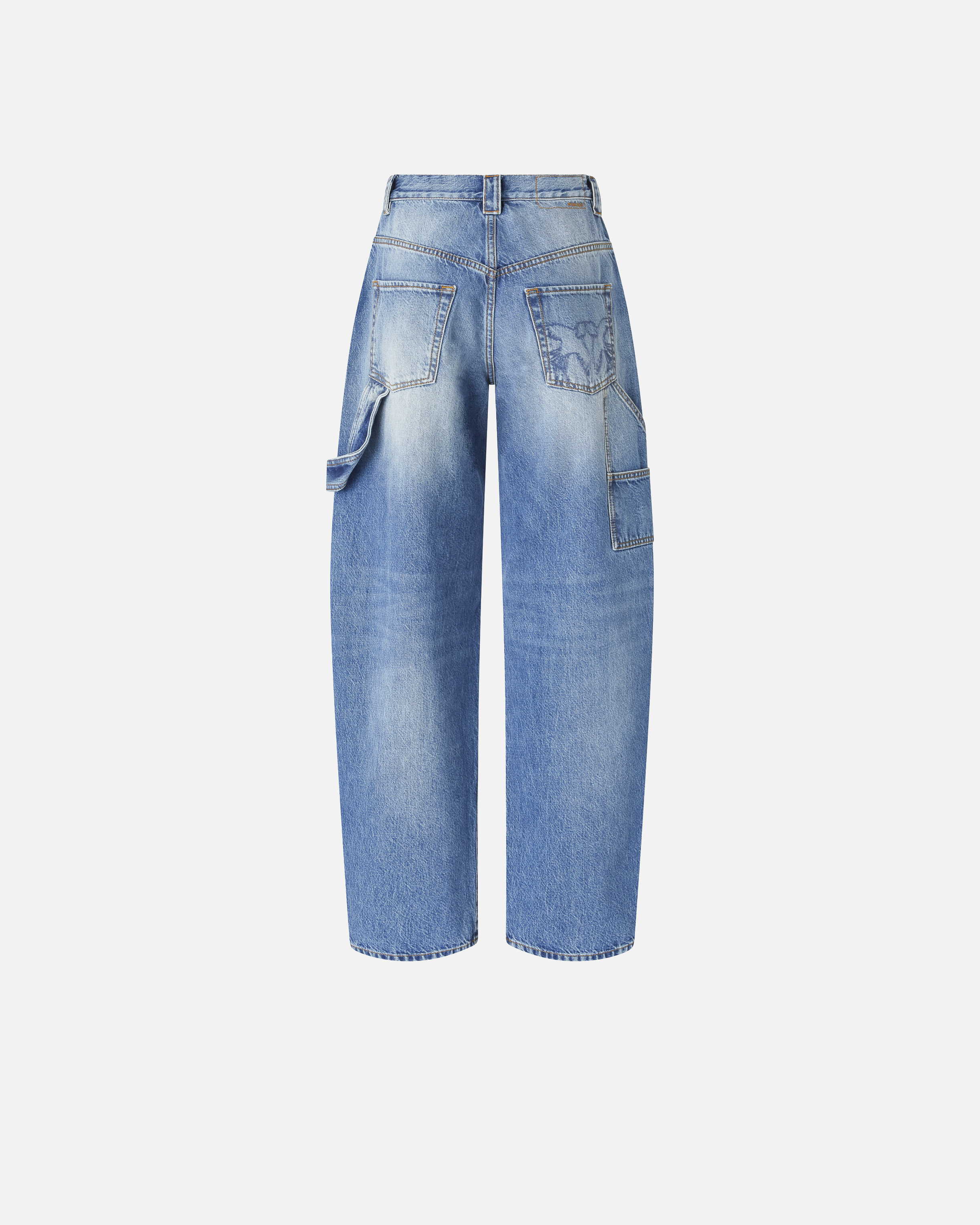 Balloon jeans with workwear-inspired details PINKO Blue