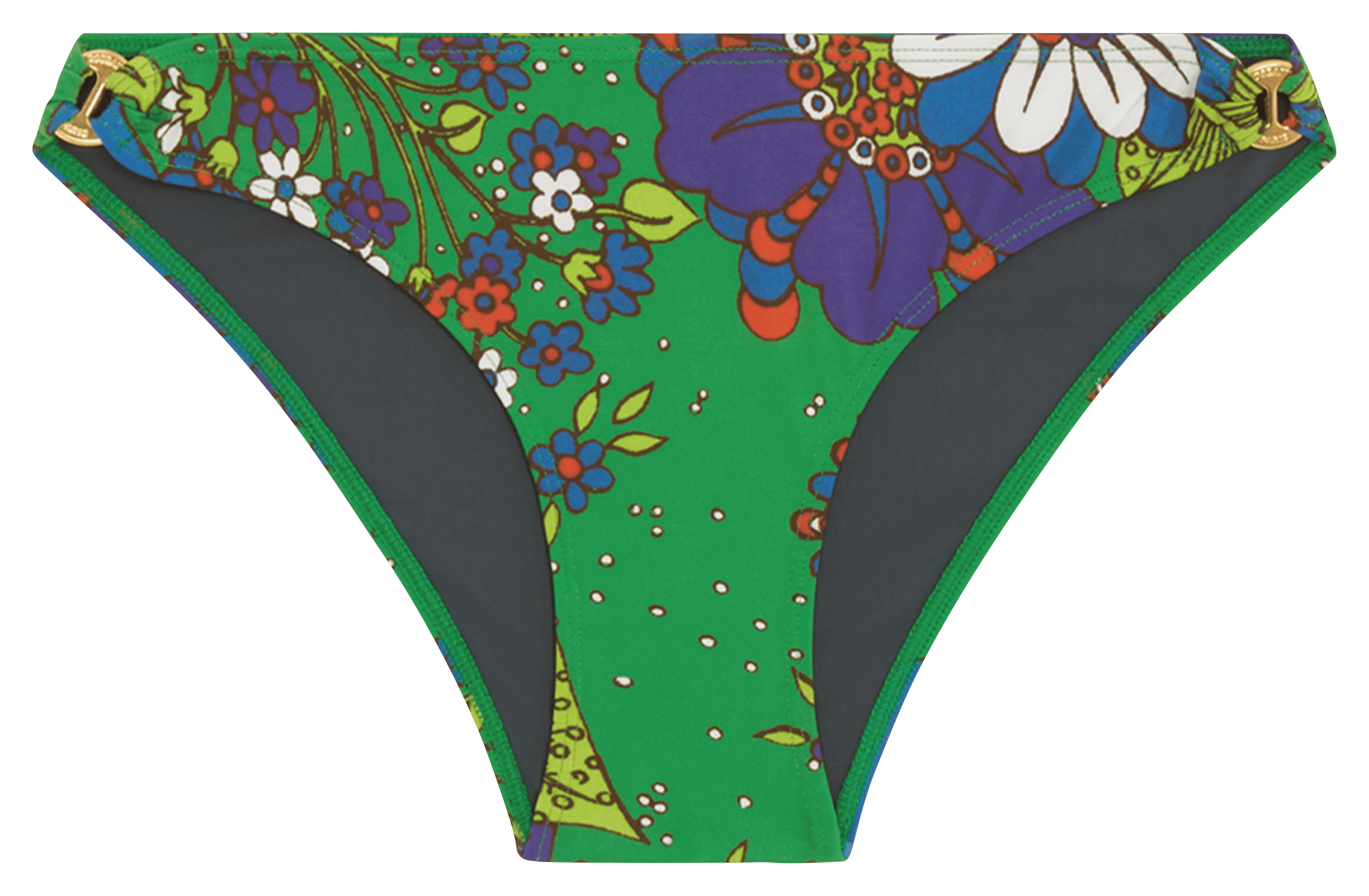 Bas de maillot de bain imprimé ROSEANNA Vert