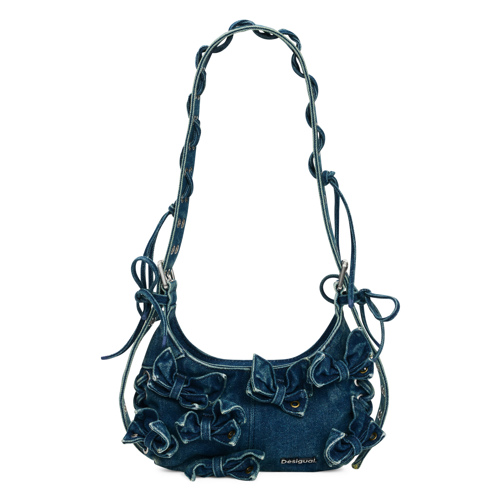 Sac à main en denim DESIGUAL Bleu