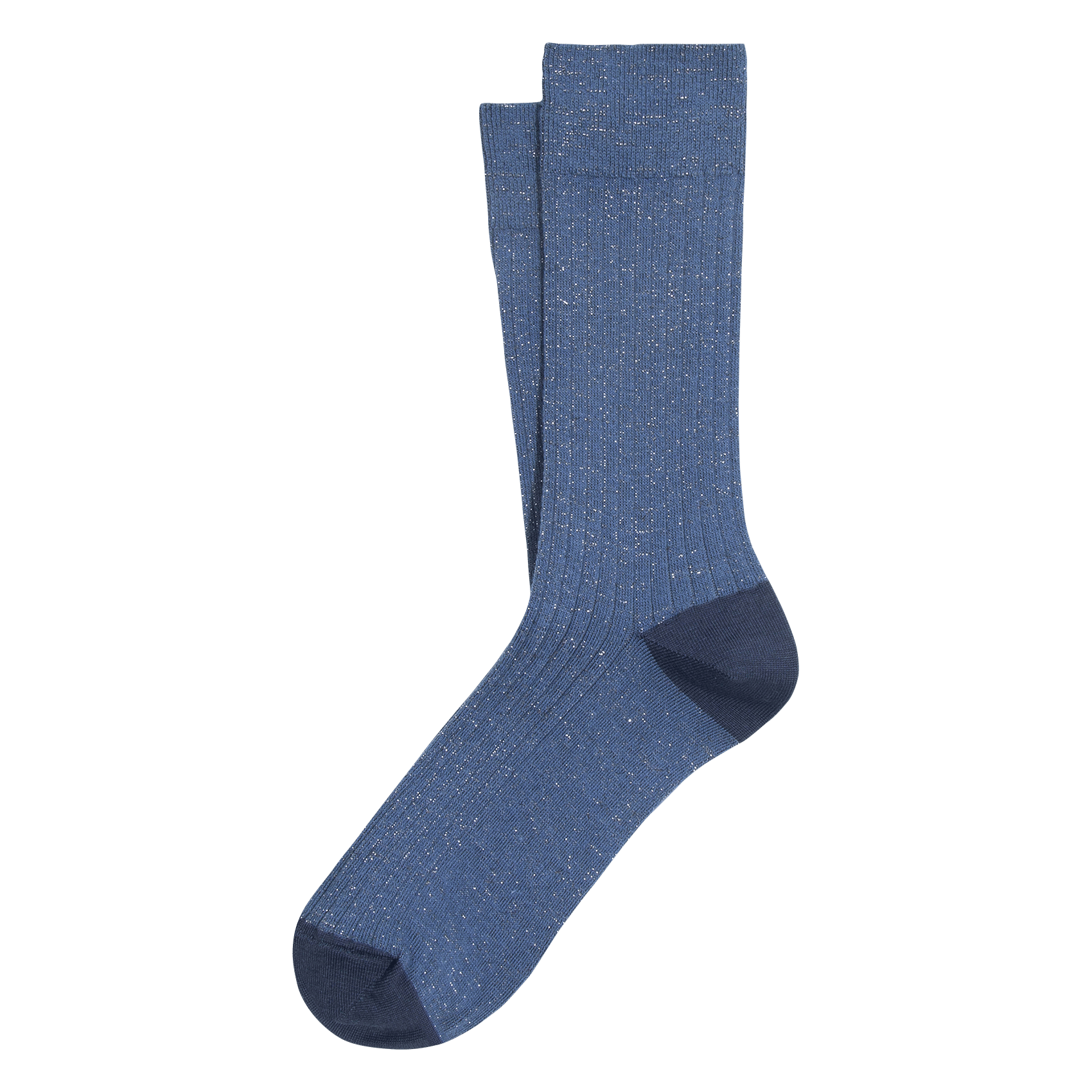 Hoge glinsterende sokken CHERRY Denim 3