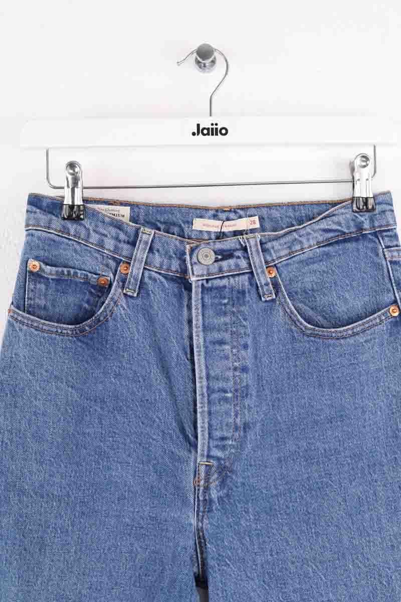 - Straight-leg jeans
- 5 pockets
- Straight cut
- Faded effect LEVI'S - Seconde main Blue