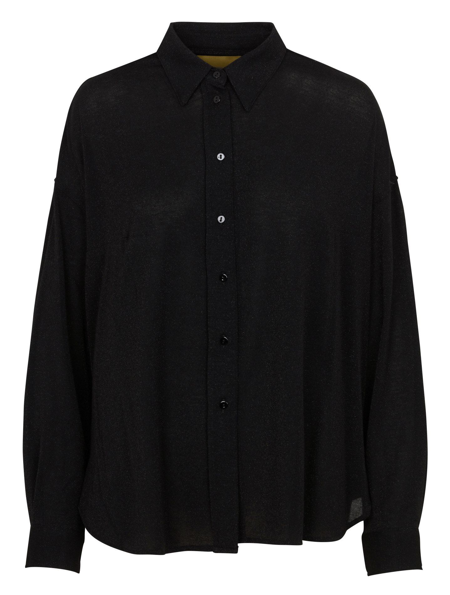 Weite Bluse mit klassischem Kragen MOMONI