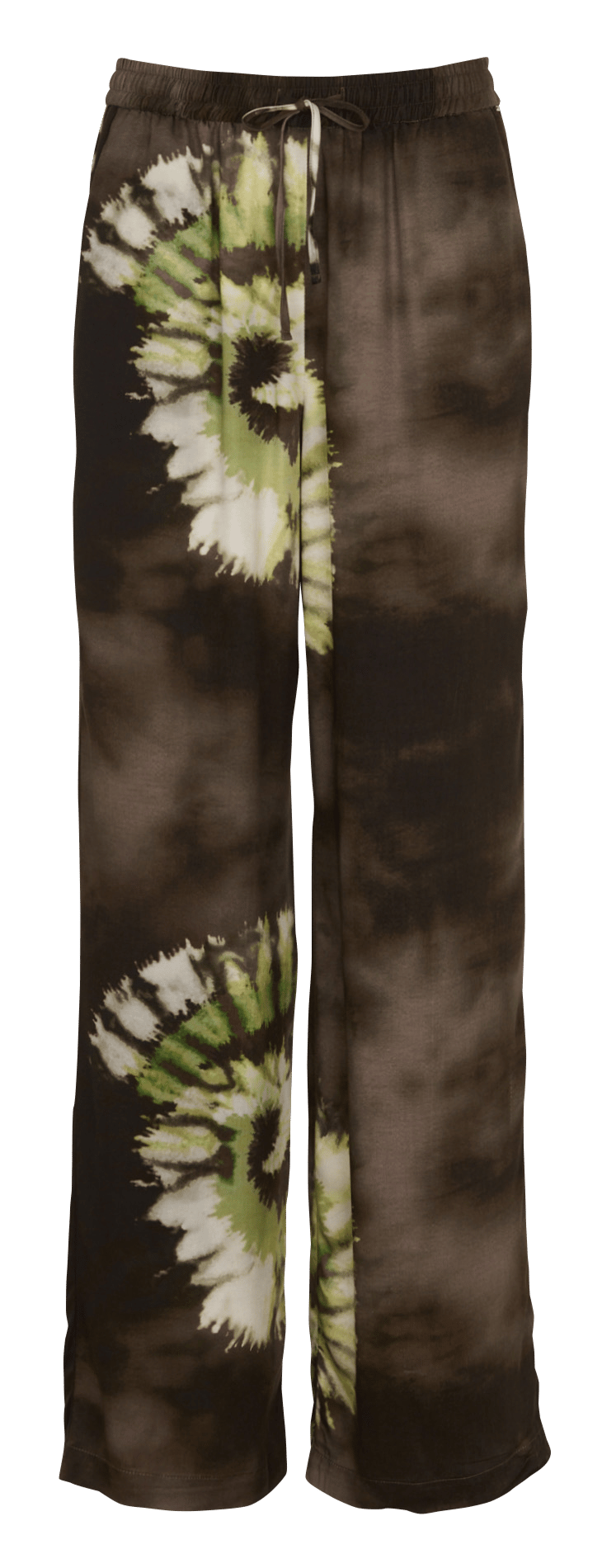 High-waisted wide-leg pants IKKS Green