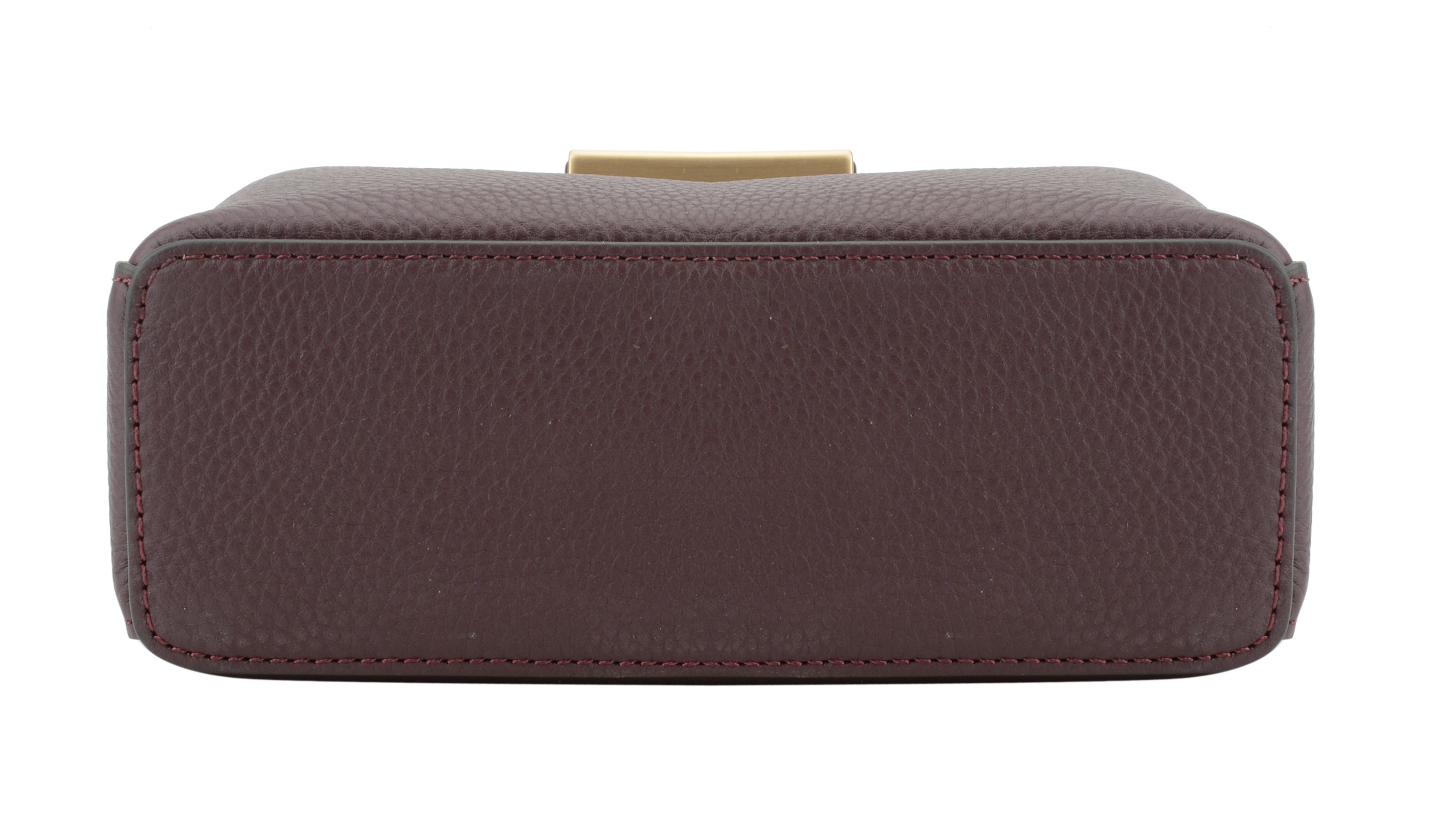 Crossbody bag in cowhide leather | Red POURCHET Women