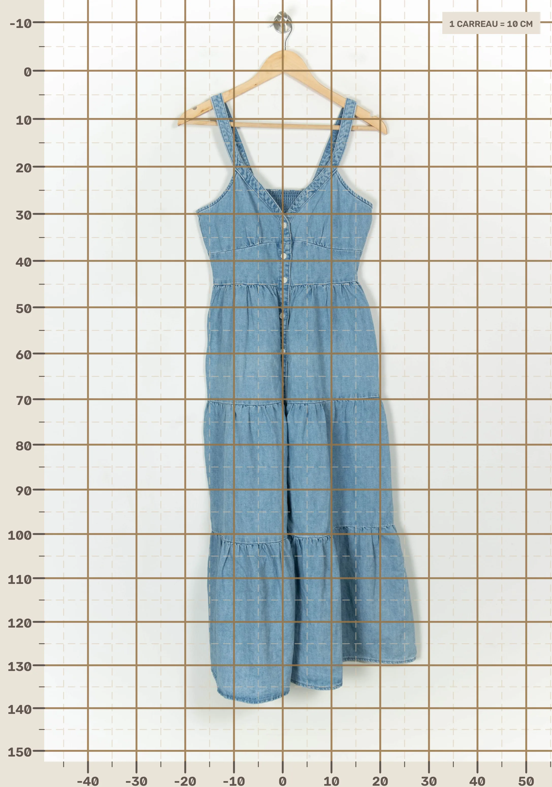 Long dress LEVI'S - Seconde main Blue