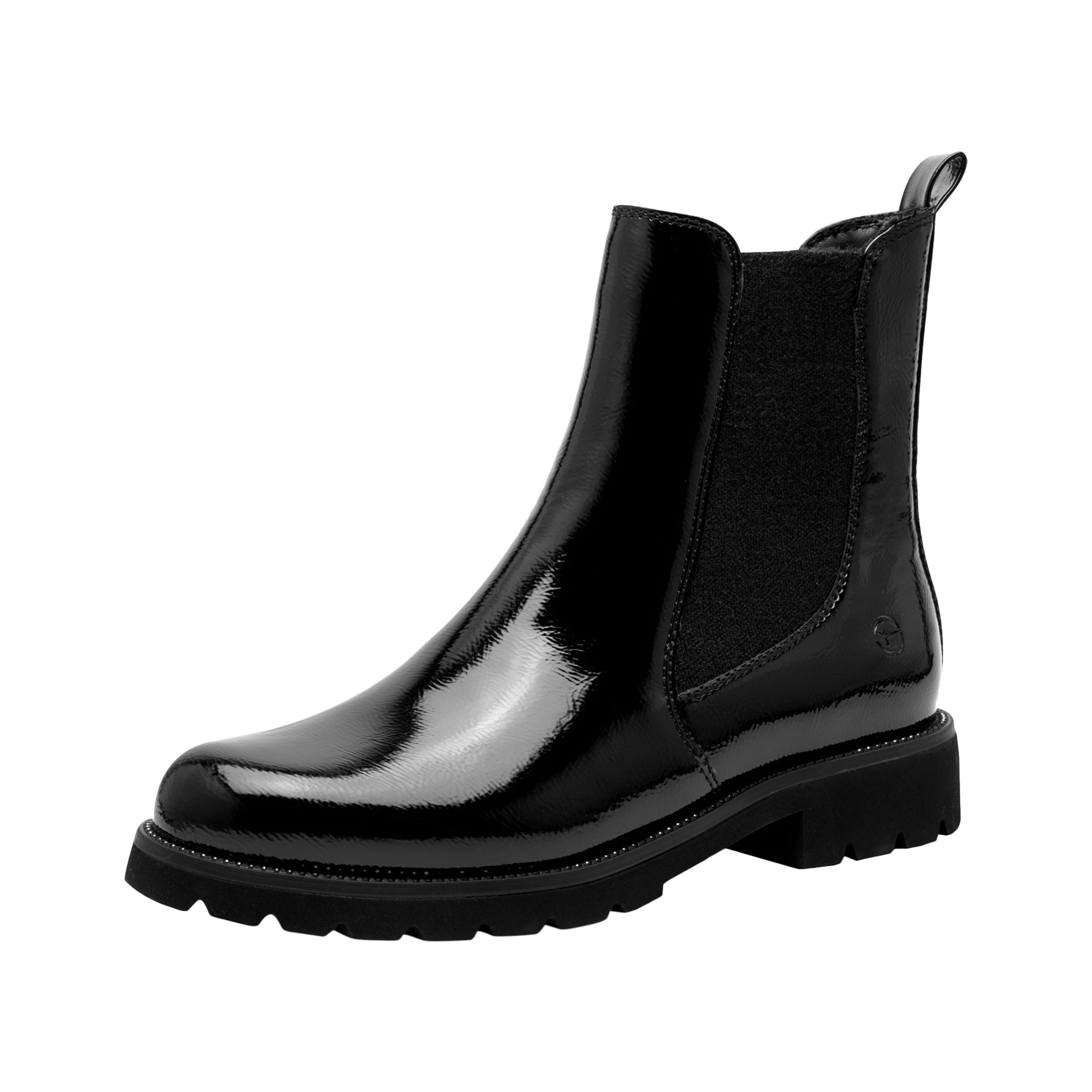 Slip-on booties TAMARIS Black